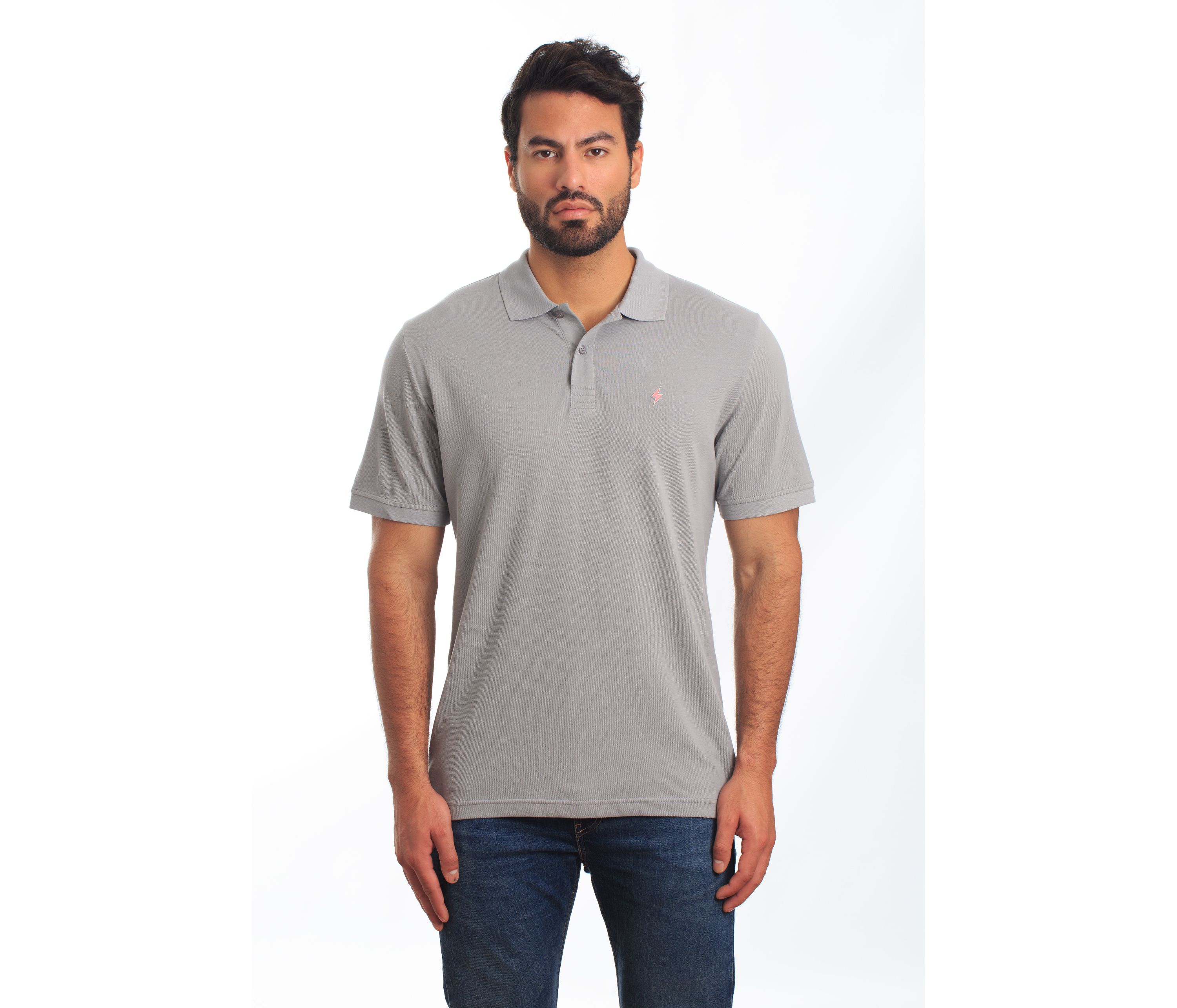 Mens Knit Polo