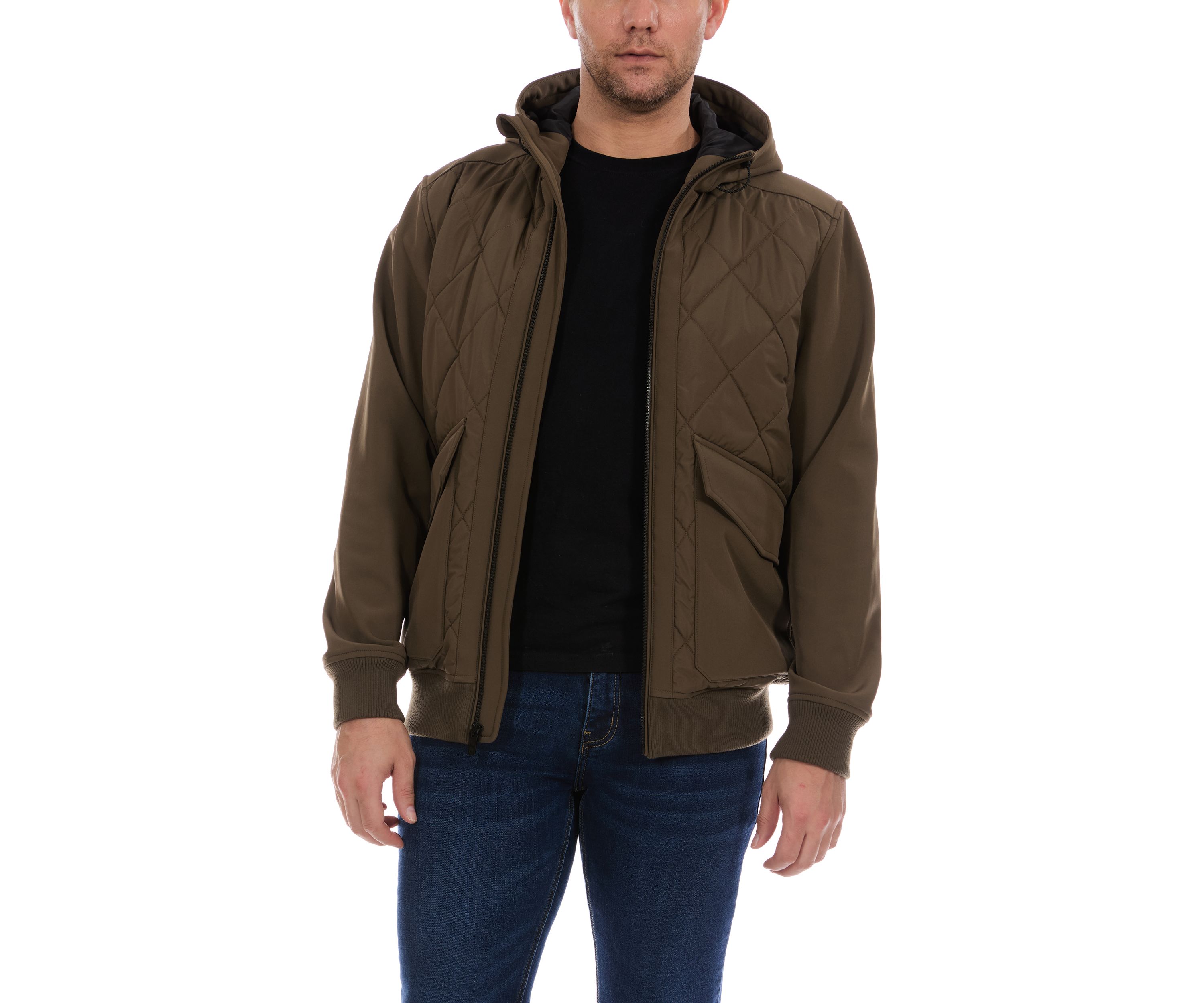 Quilted Bomber Jacket