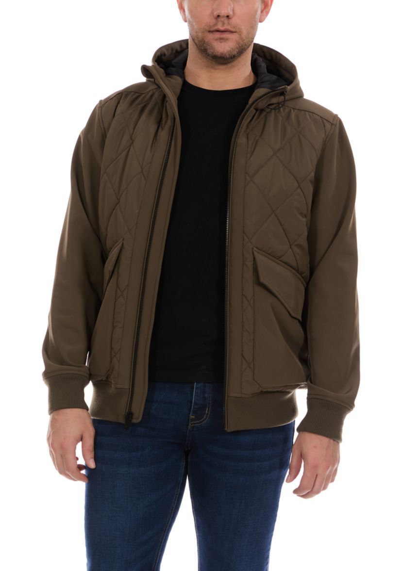 Quilted Bomber Jacket