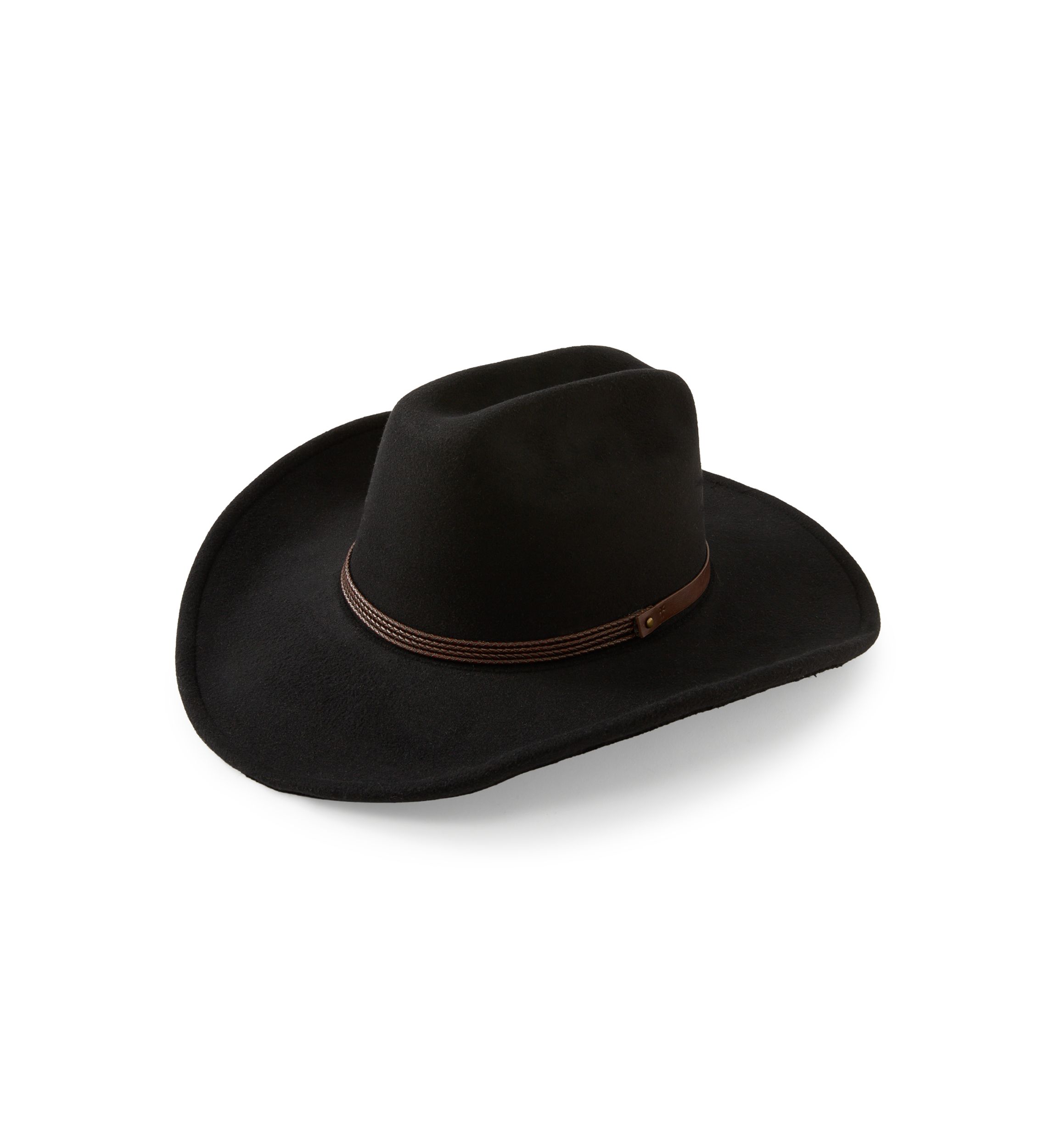 Faux Felt Cattlemans Crease Cowboy Hat