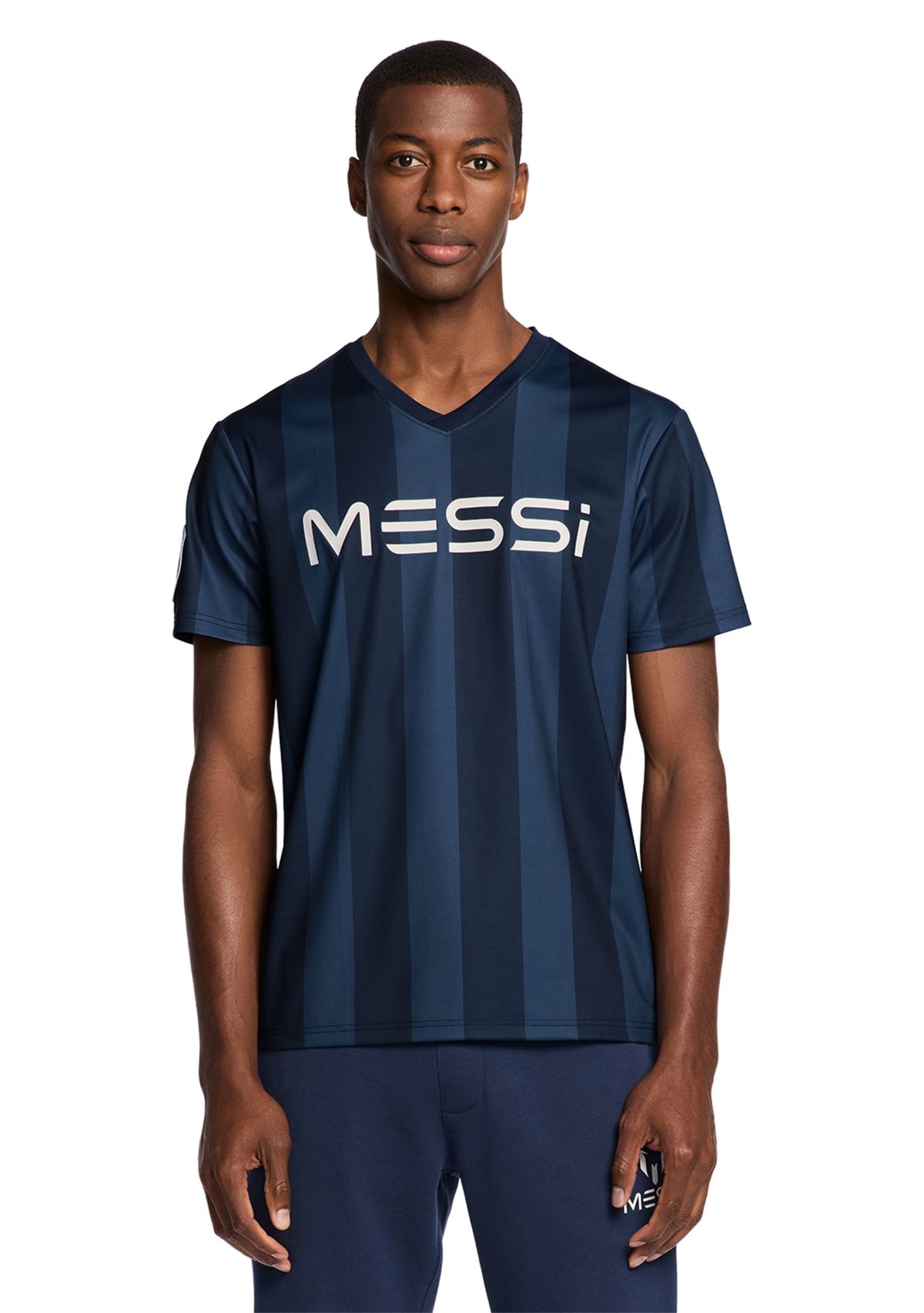 Mens V-Neck Graphic T-Shirt