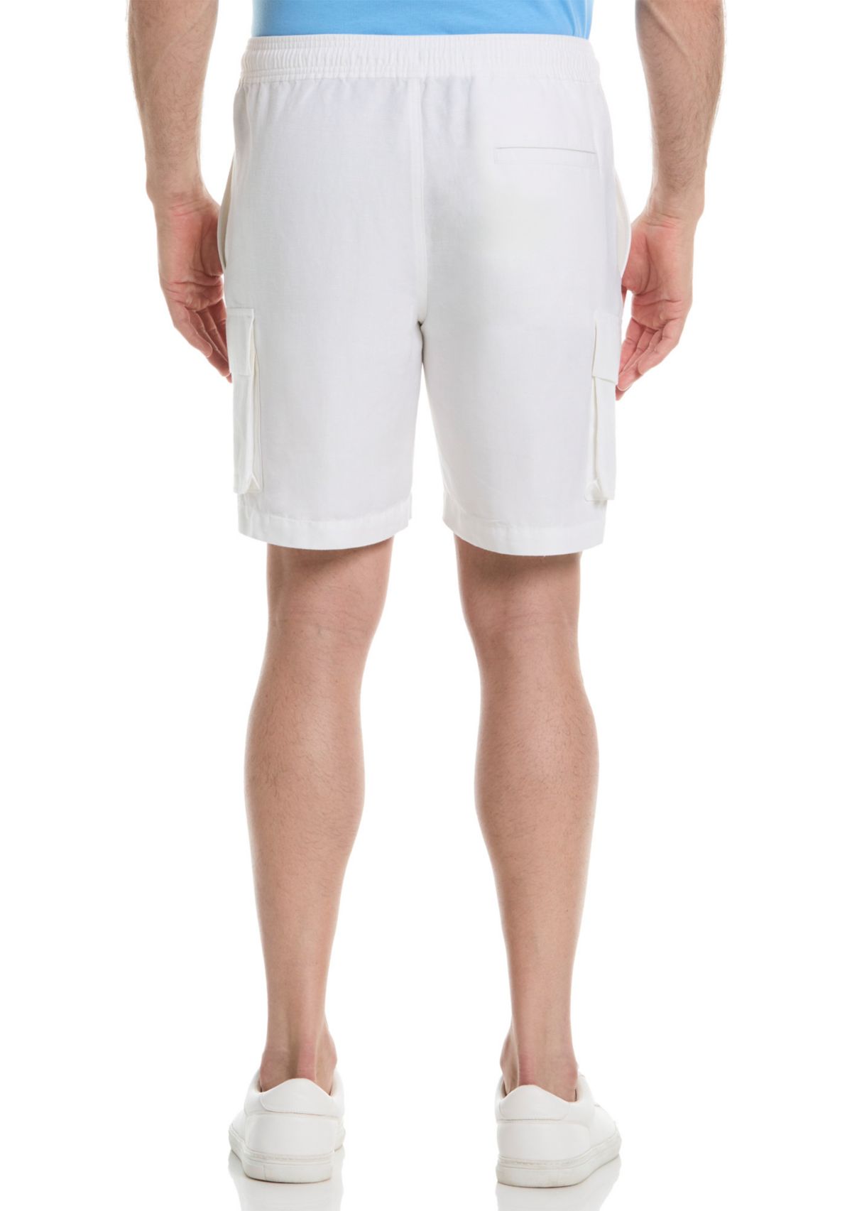 Mens Solid Cargo Shorts