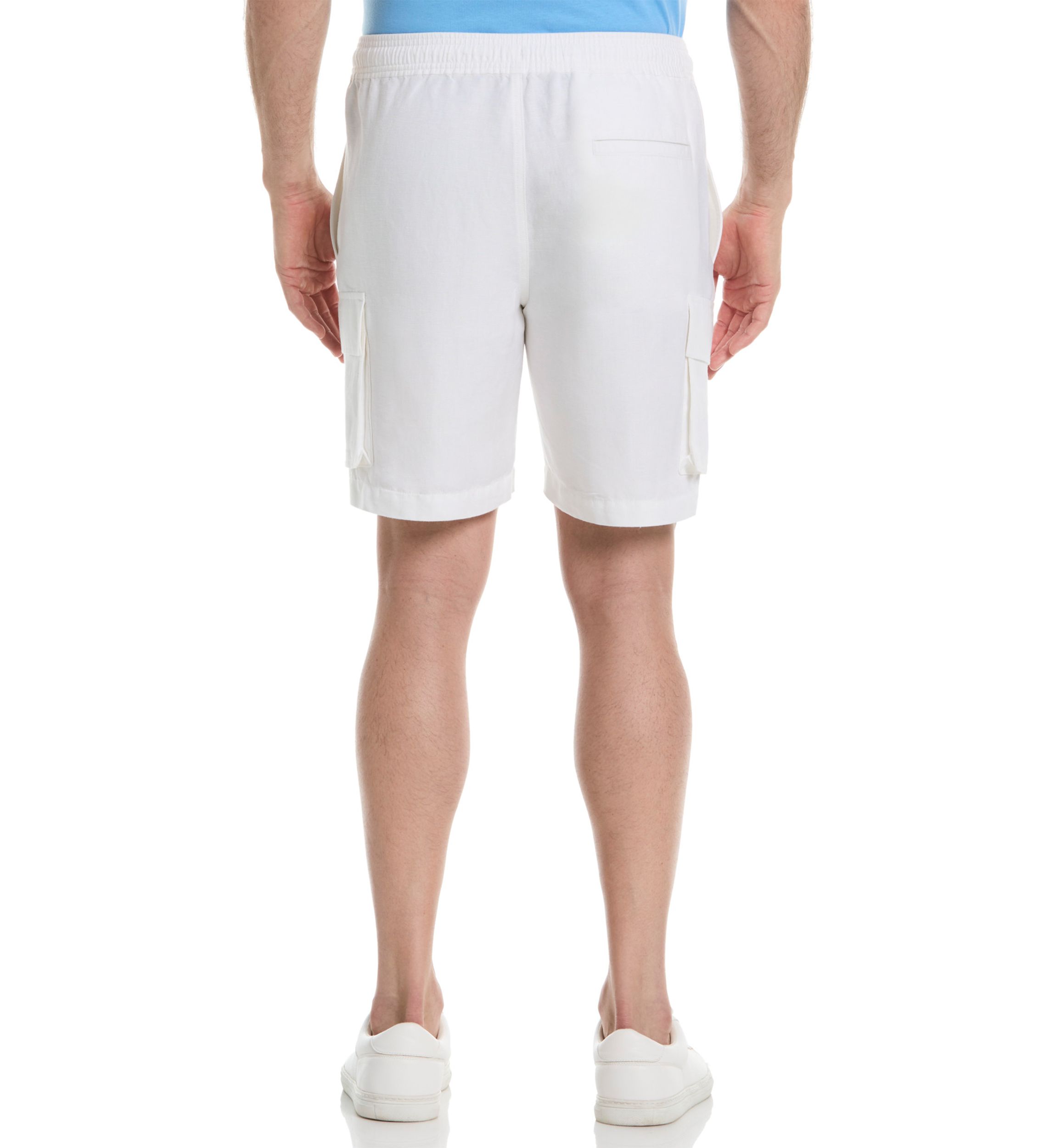 Mens Solid Cargo Shorts