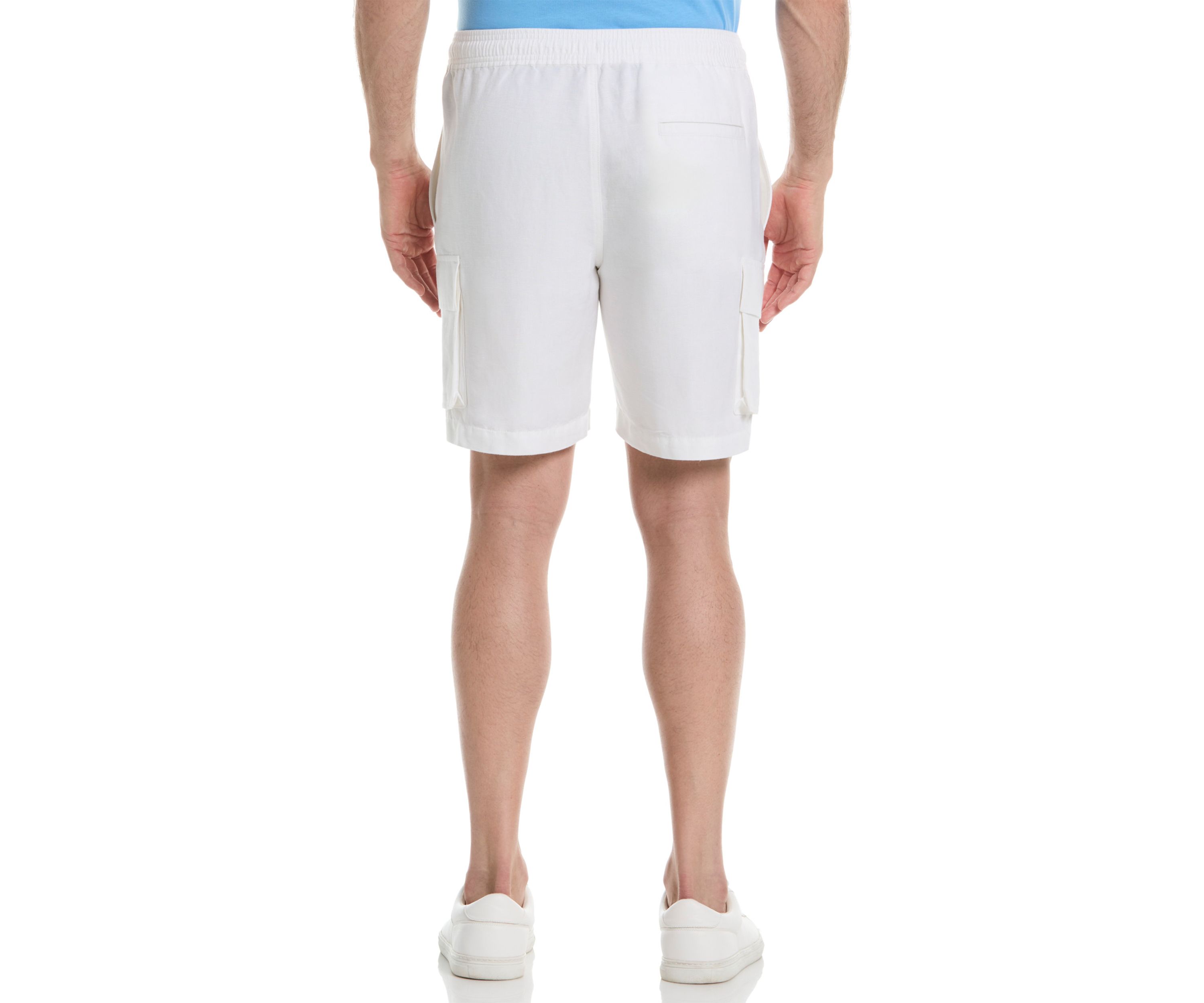 Mens Solid Cargo Shorts