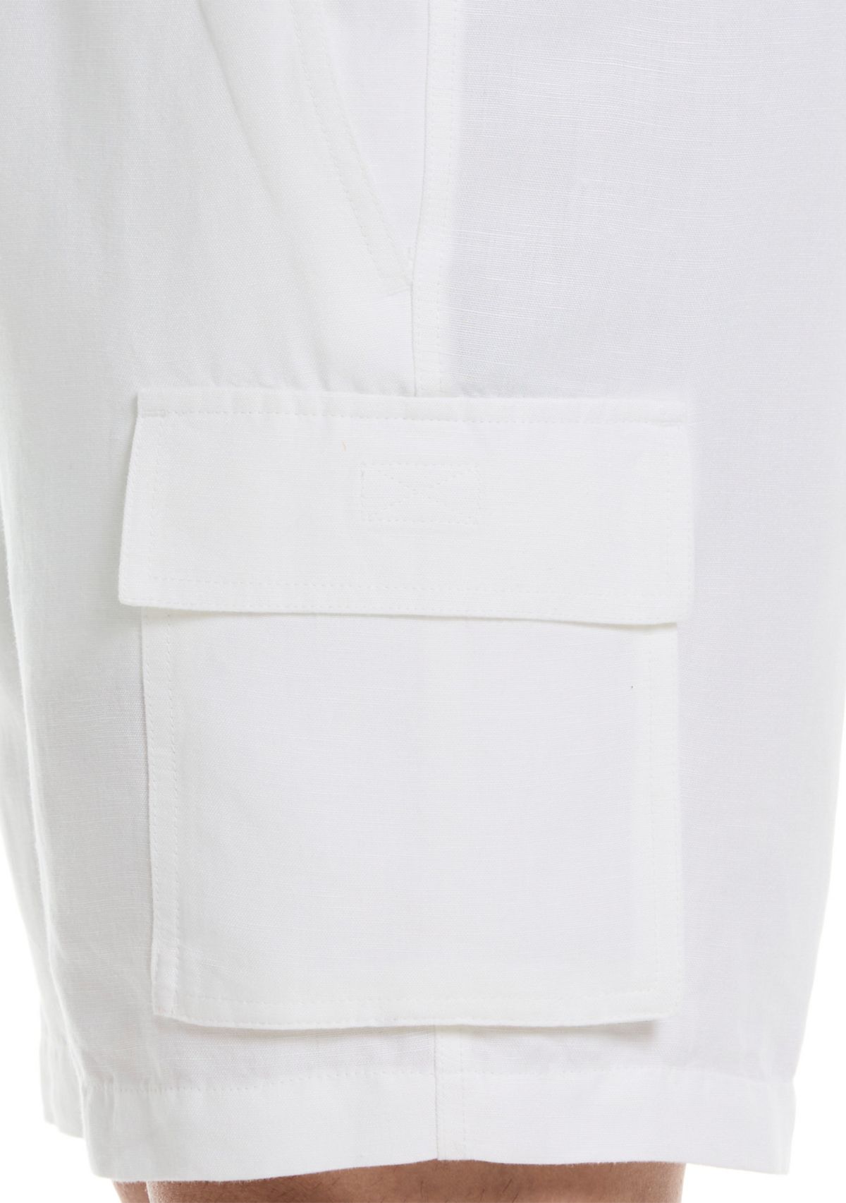 Mens Solid Cargo Shorts