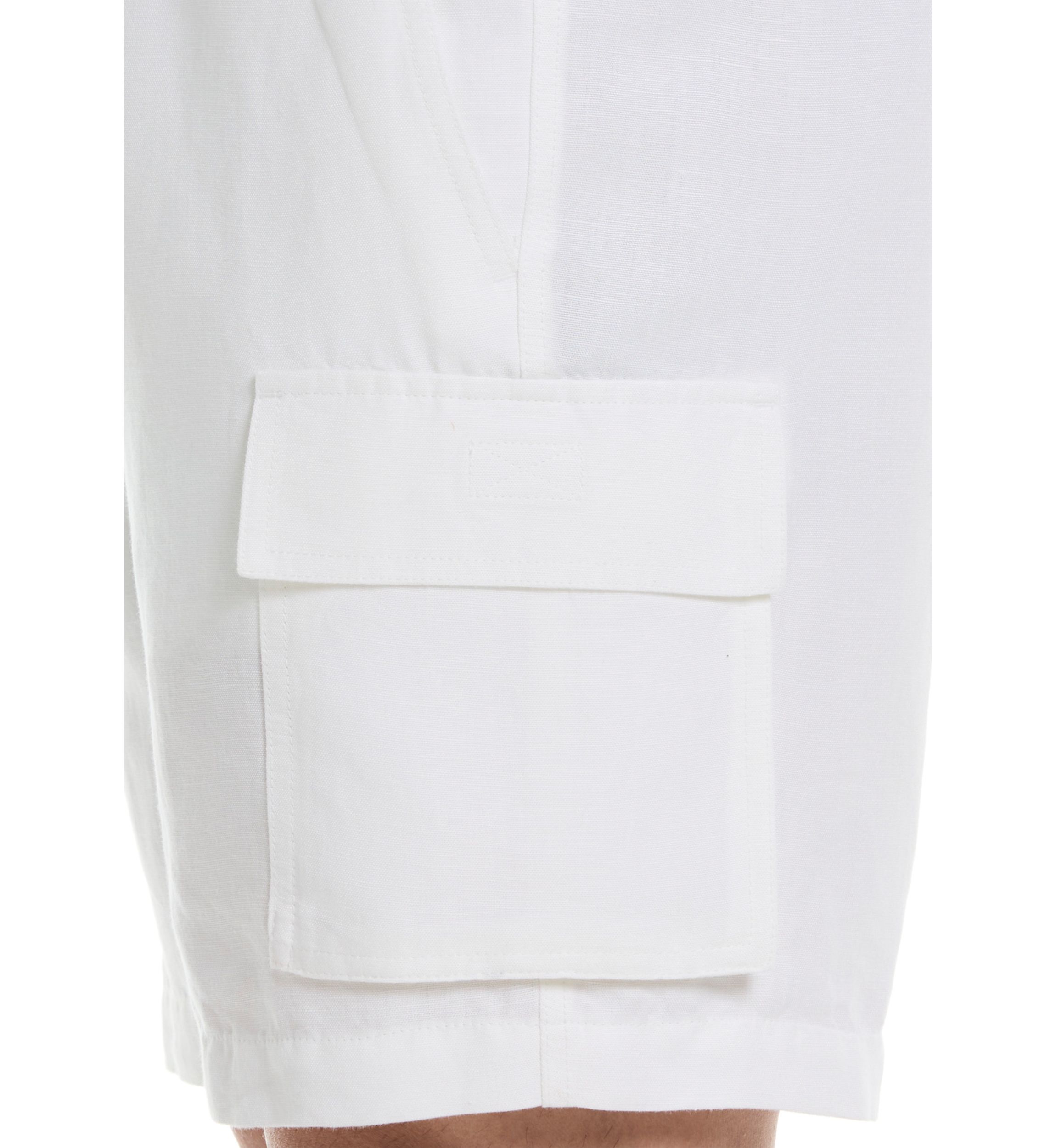 Mens Solid Cargo Shorts