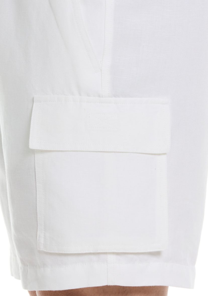 Mens Solid Cargo Shorts