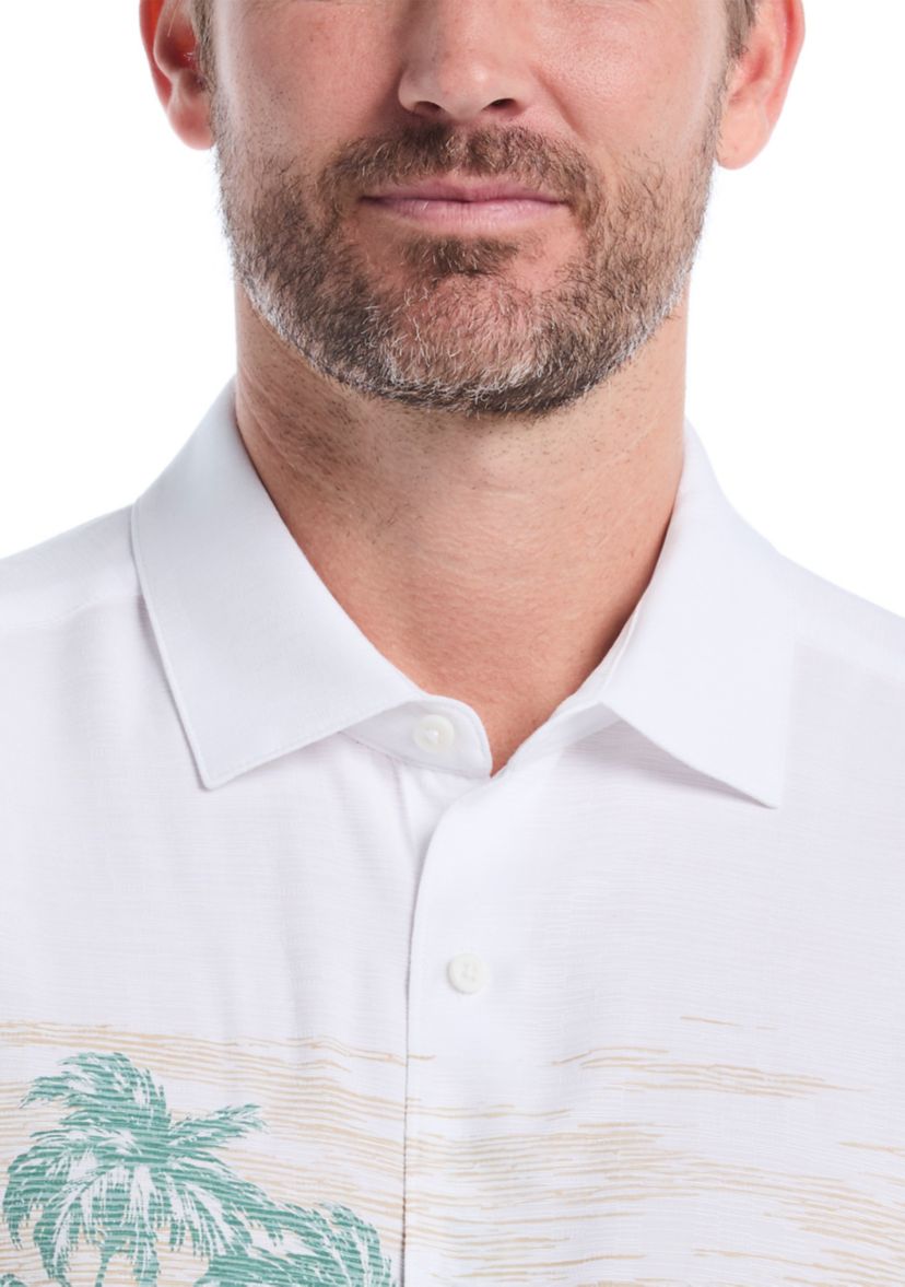 Mens Scenic Printed Short Sleeve Shirt