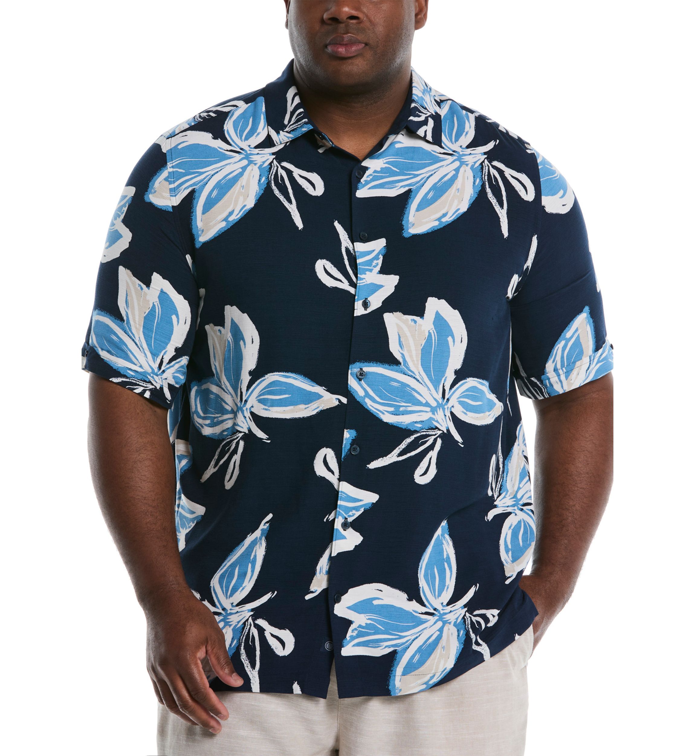 Big & Tall Floral Printed Shirt