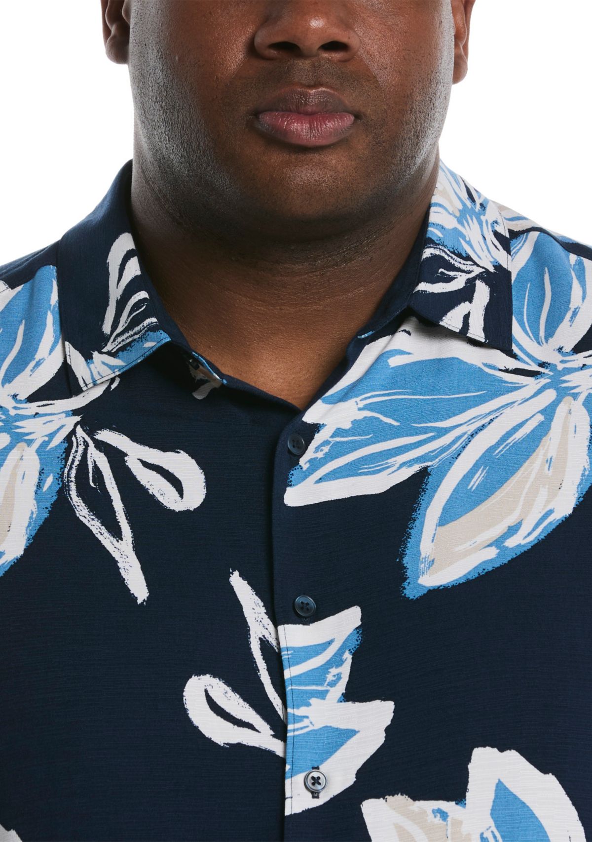 Big & Tall Floral Printed Shirt