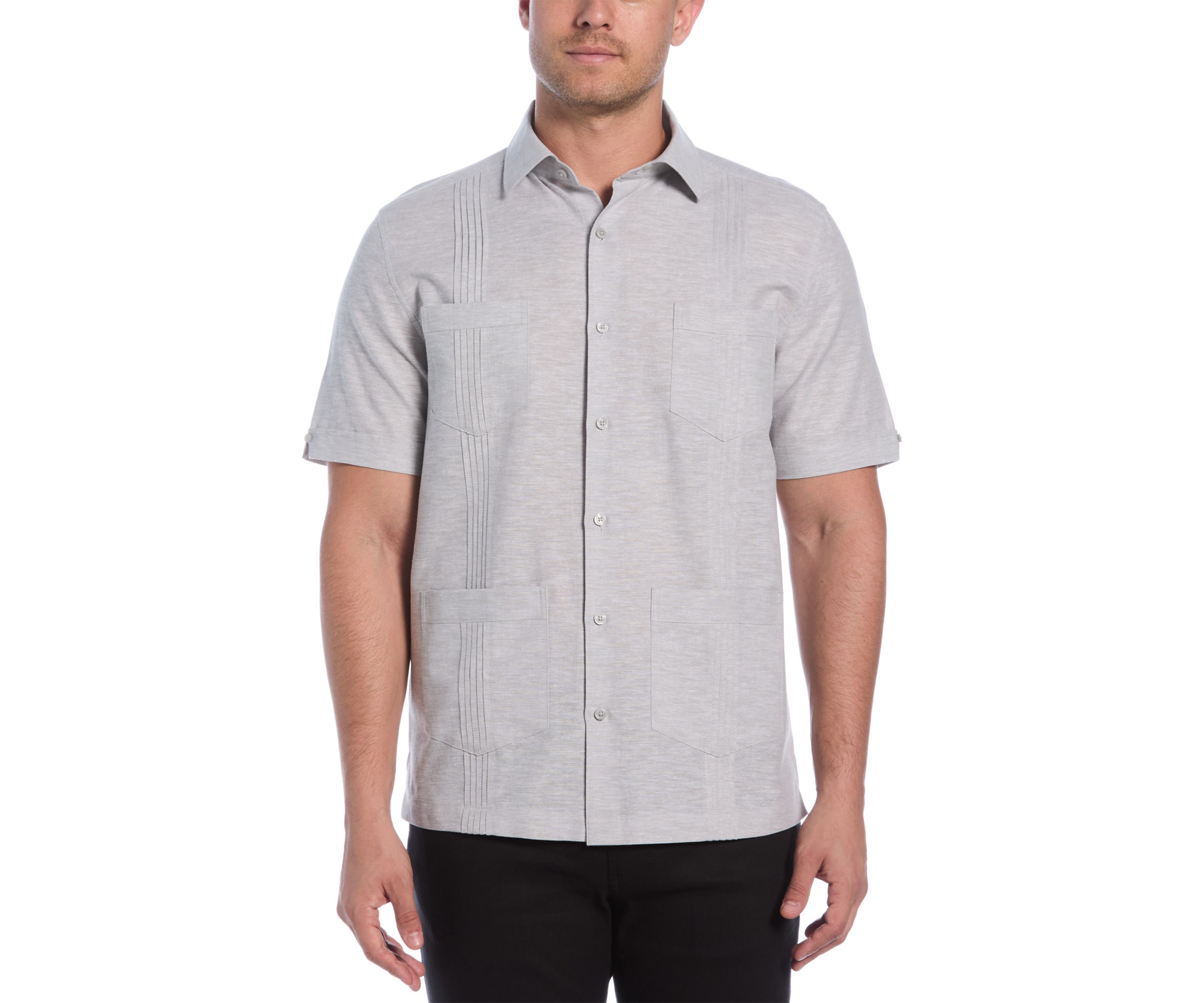 Mens Diamond Dobby Short Sleeve Shirt