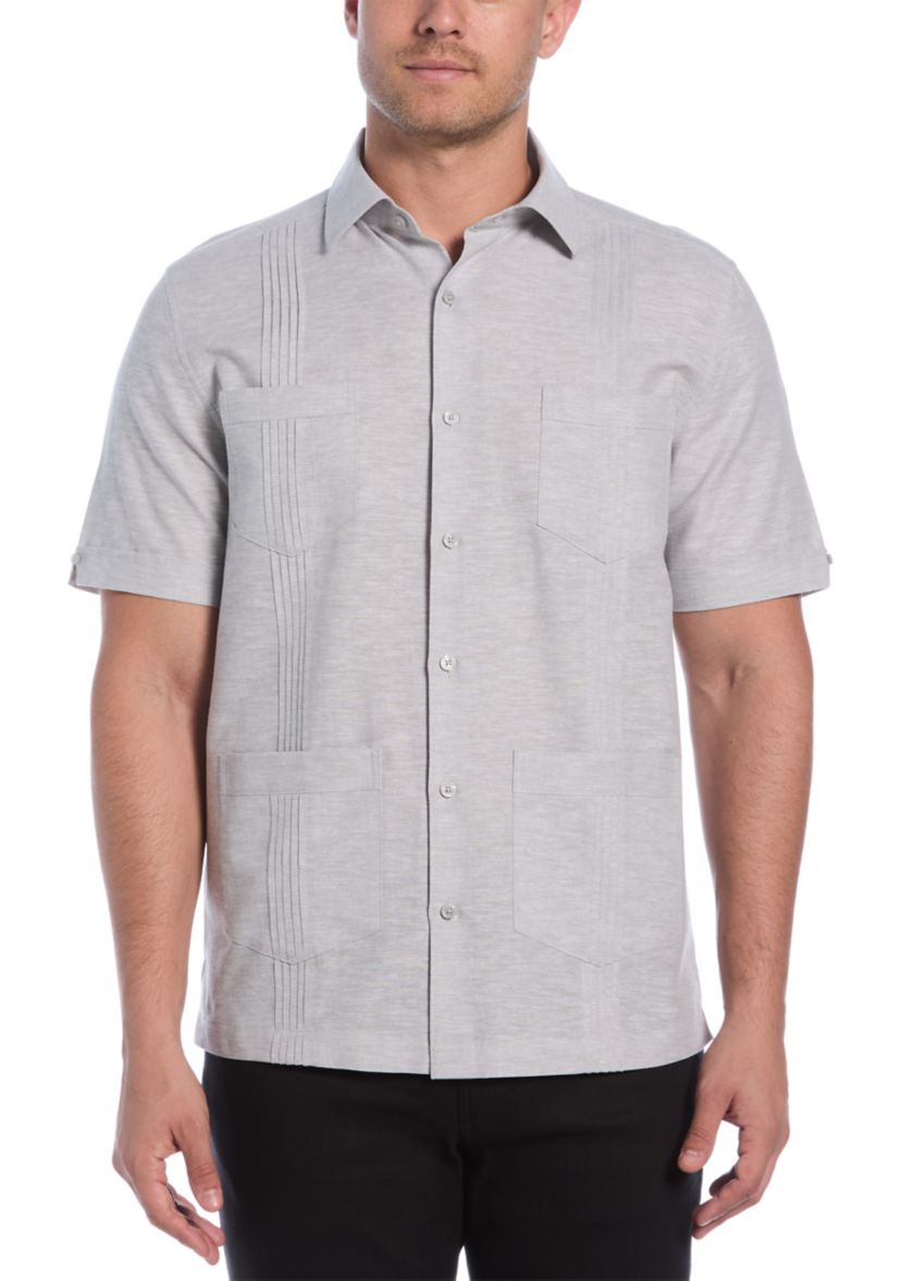 Mens Diamond Dobby Short Sleeve Shirt