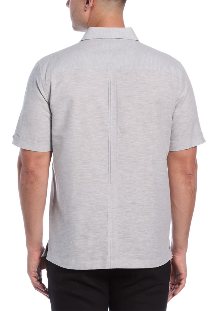 Mens Diamond Dobby Short Sleeve Shirt