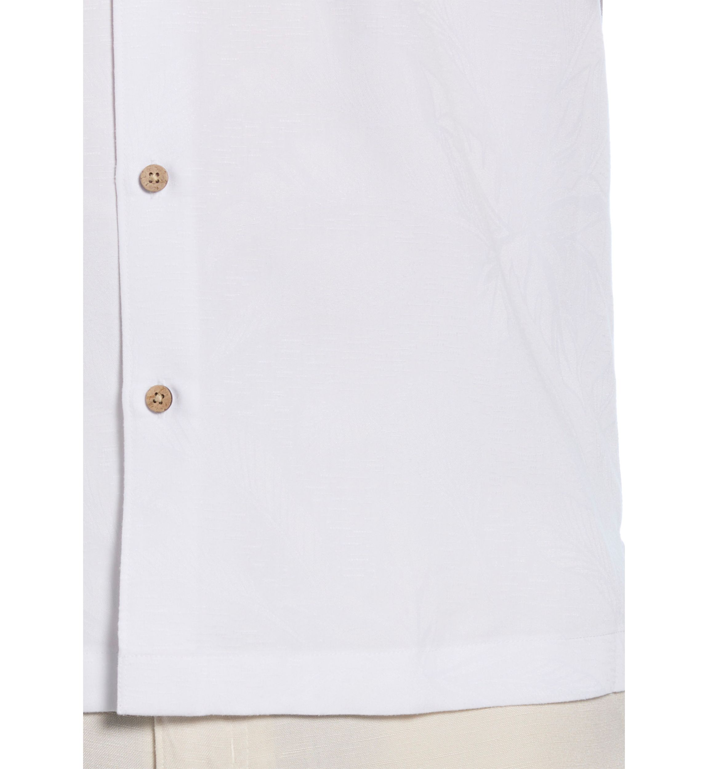 Mens Two-Tone One Pocket Floral Print Short Sleeve Button-Down Shirt