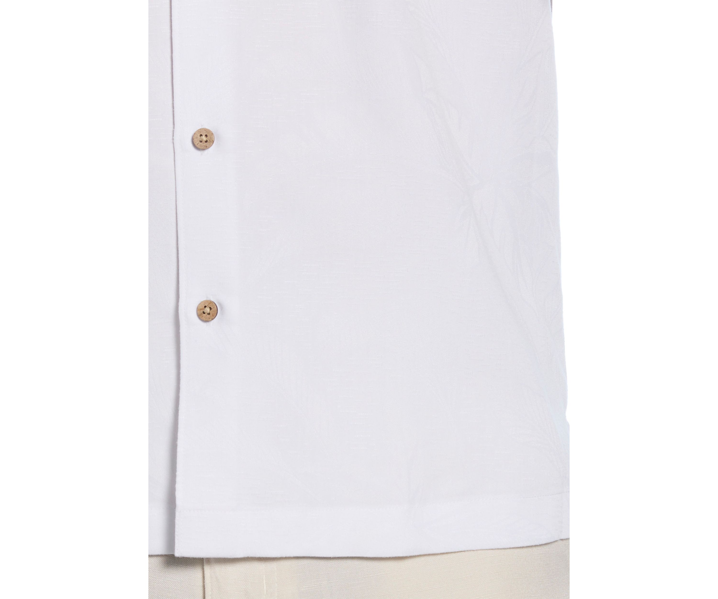 Mens Two-Tone One Pocket Floral Print Short Sleeve Button-Down Shirt