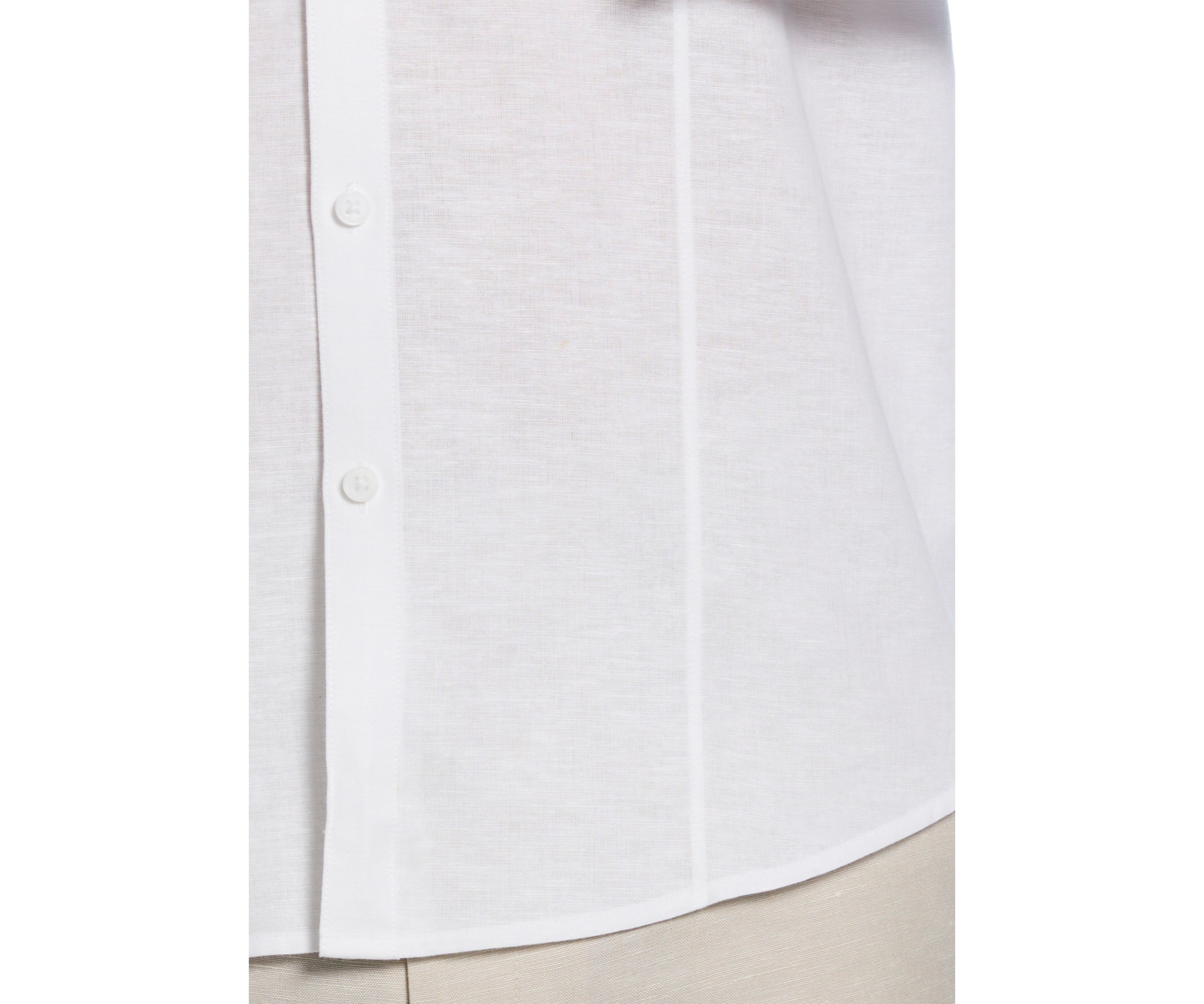 Mens Single Tuck Long Sleeve Shirt with Panel 
