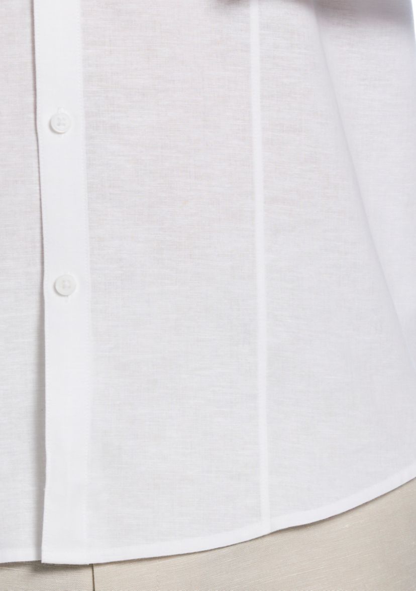 Mens Single Tuck Long Sleeve Shirt with Panel 