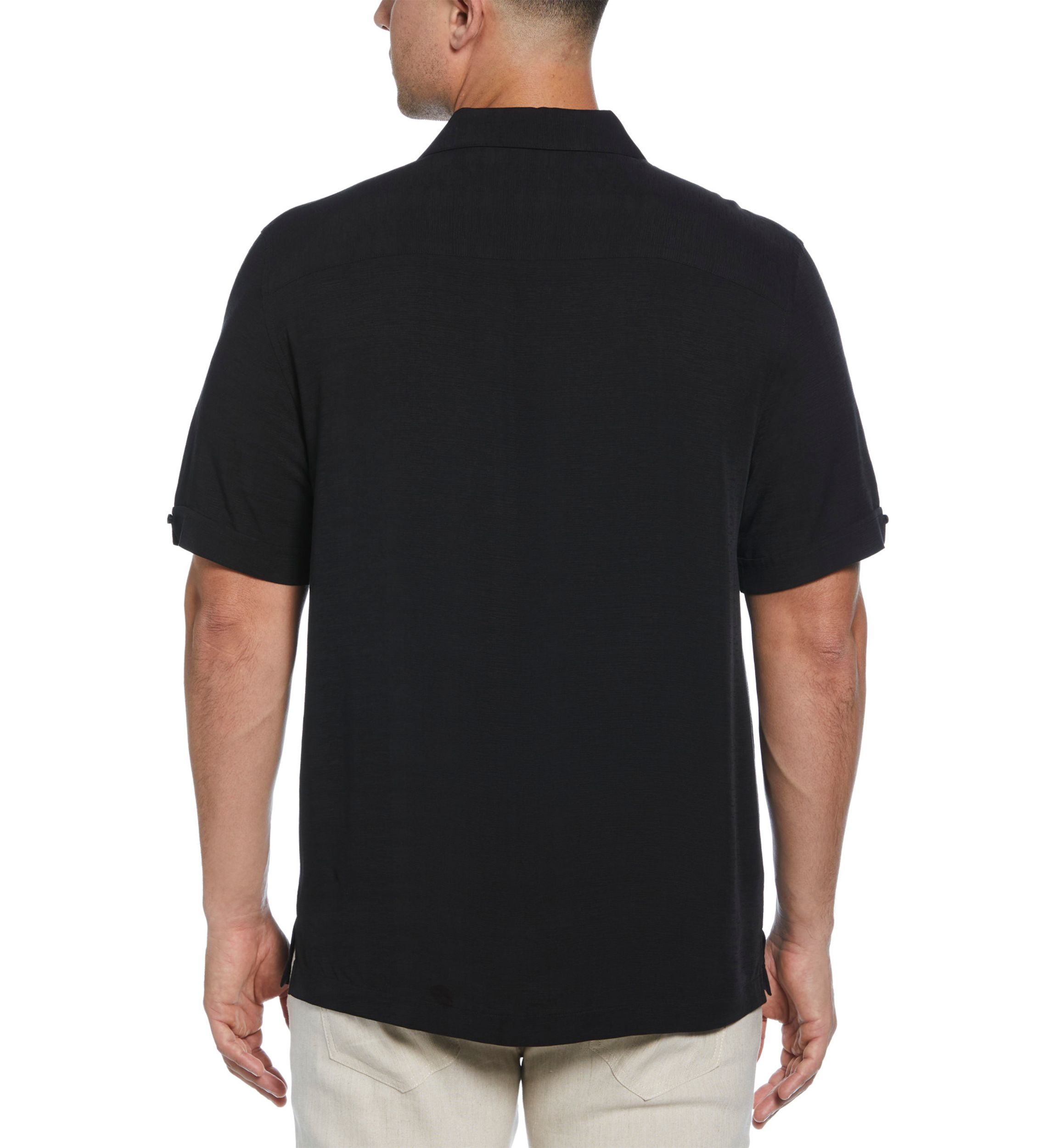 Mens Floral Embroidered Shirt