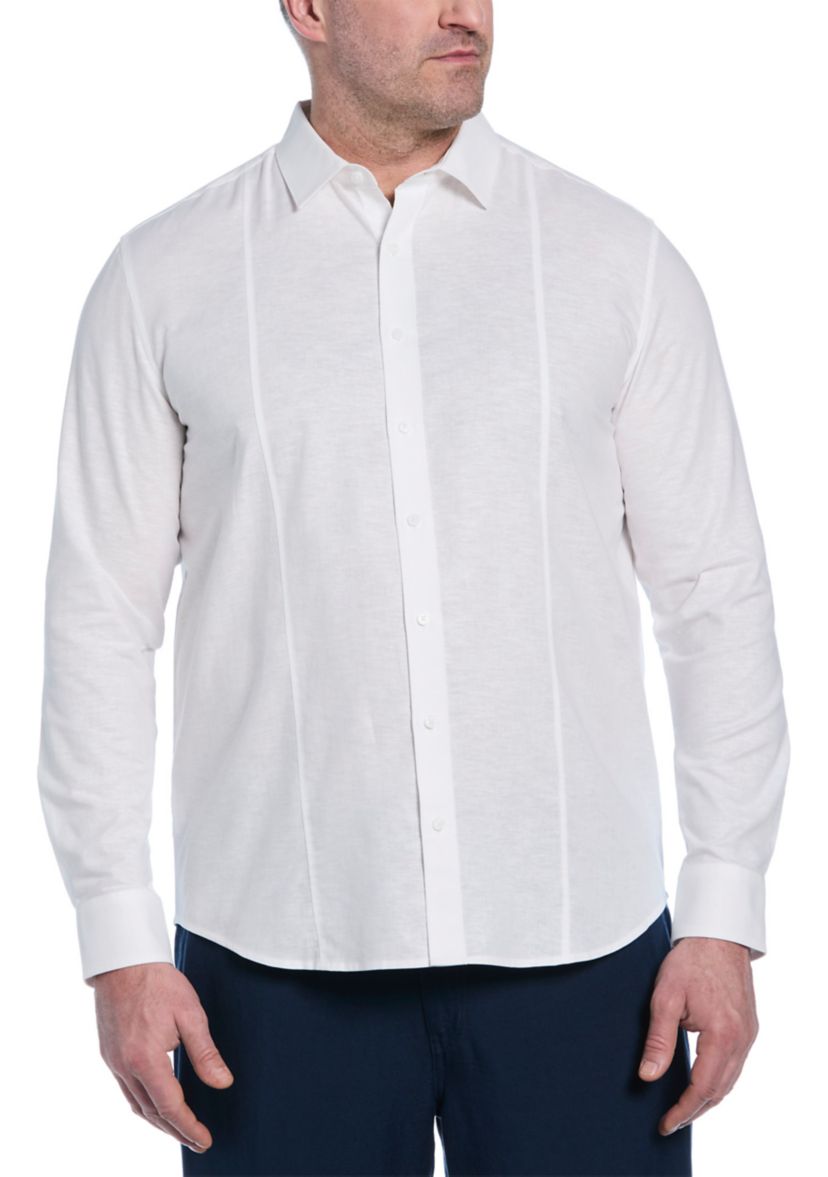 Big & Tall Single Tuck Printed Shirt 