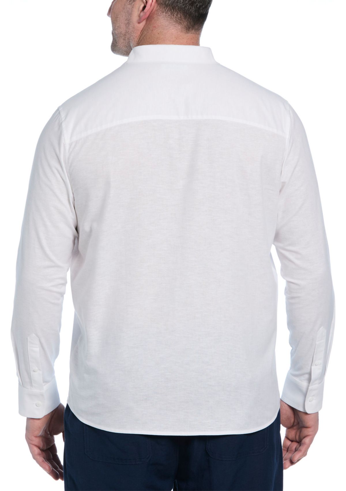 Big & Tall Single Tuck Printed Shirt 