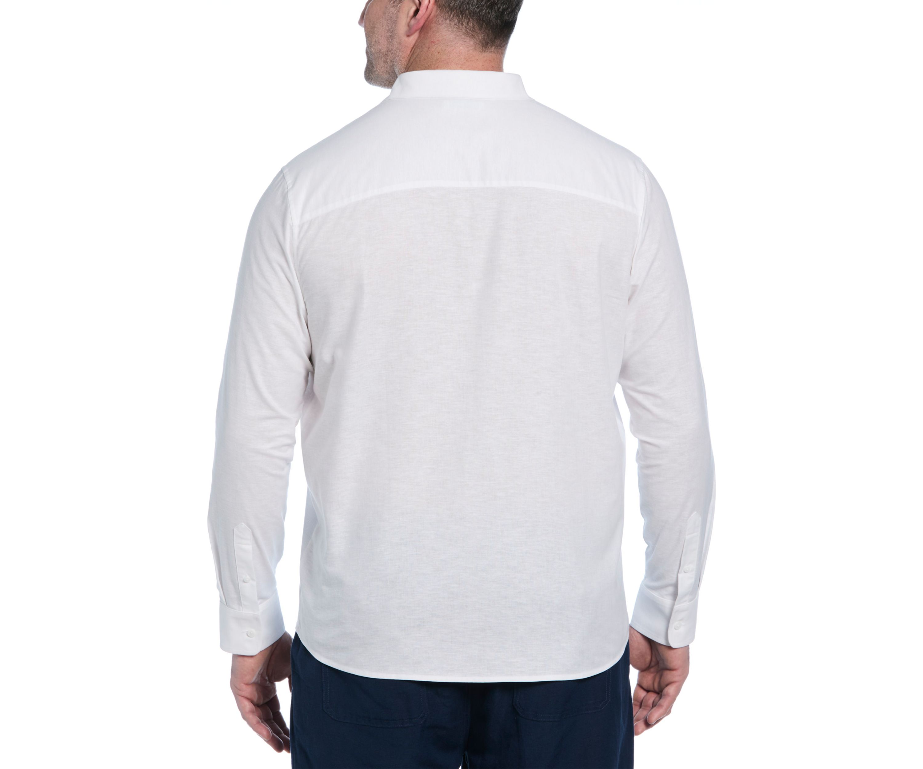 Big & Tall Single Tuck Printed Shirt 