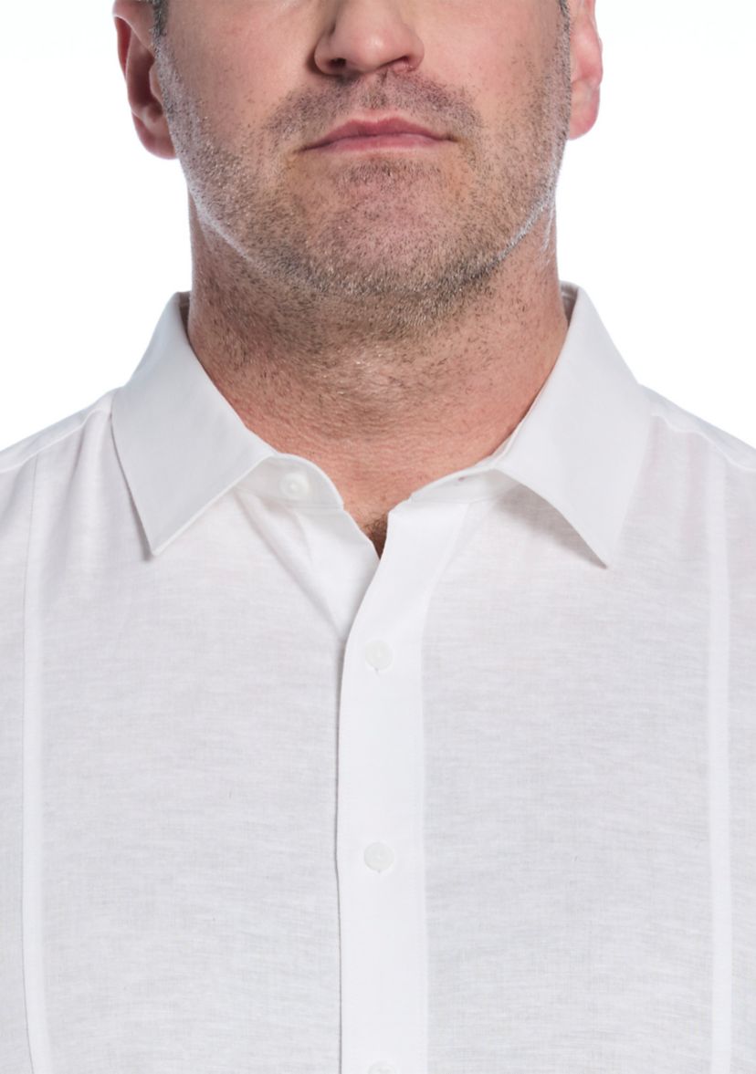 Big & Tall Single Tuck Printed Shirt 