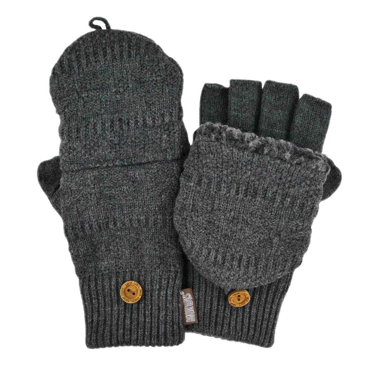 Faux Fur Flip Mittens