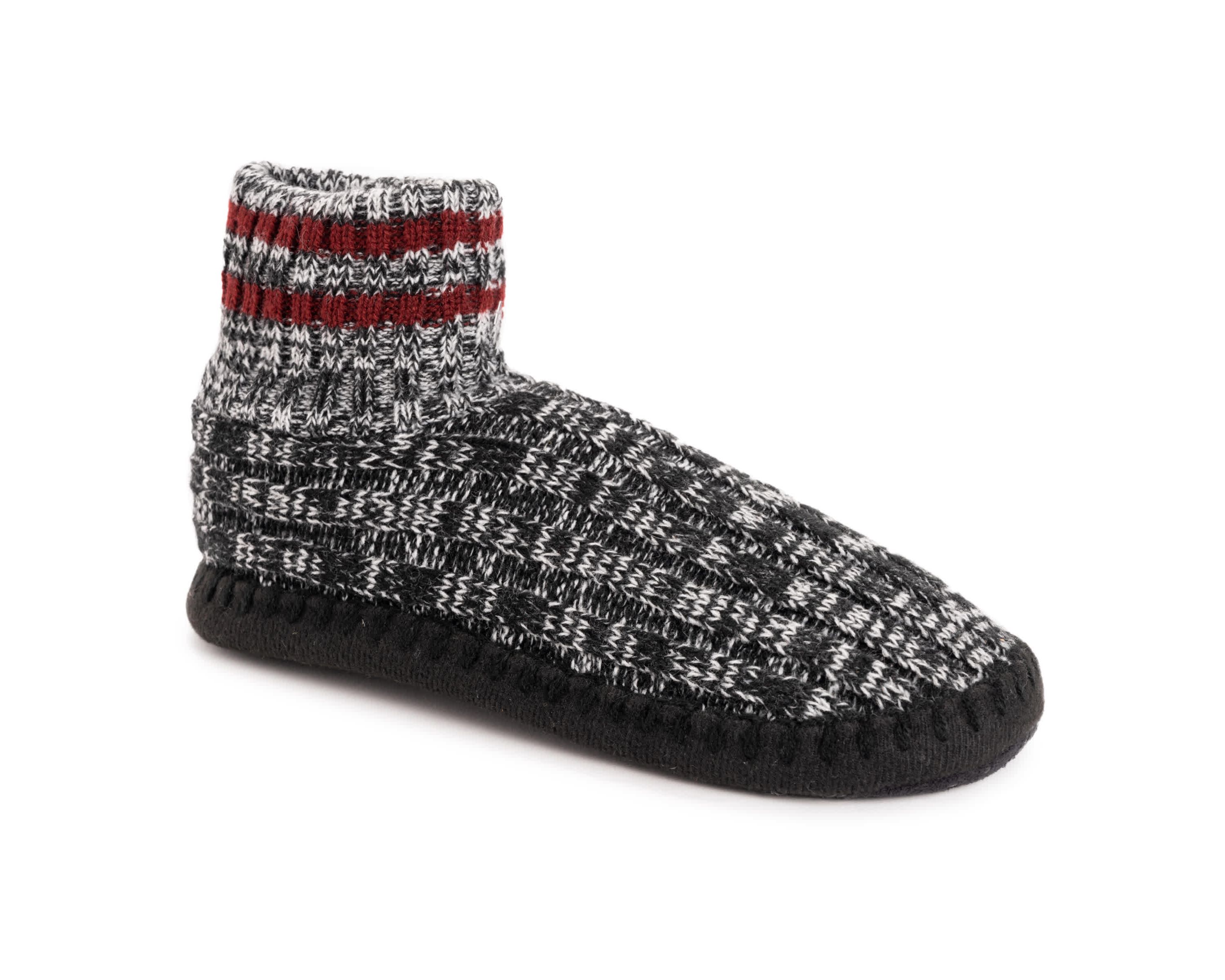 Mens Cuff Bootie Slipper