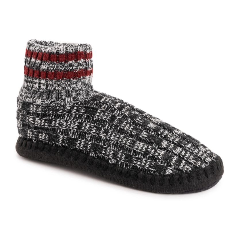 Mens Cuff Bootie Slipper