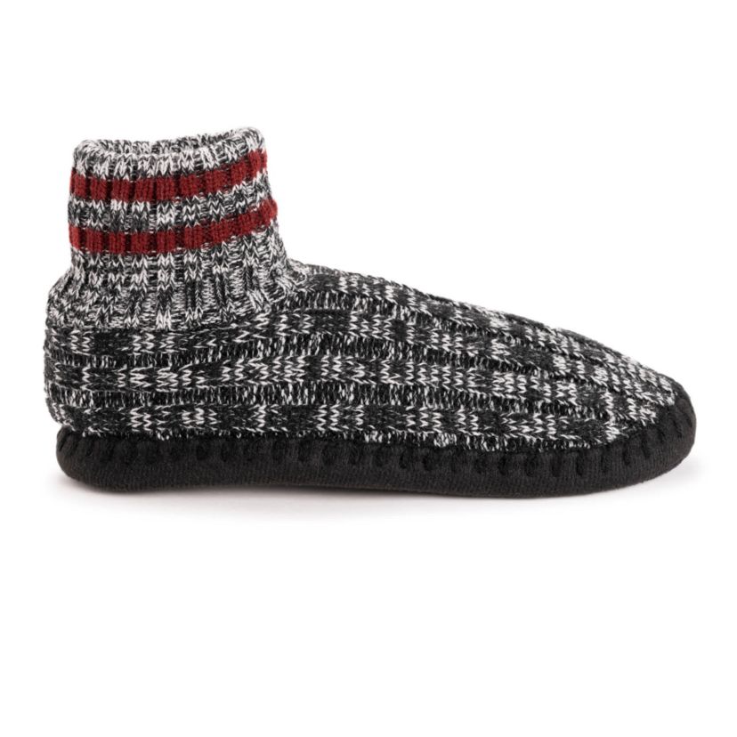 Mens Cuff Bootie Slipper