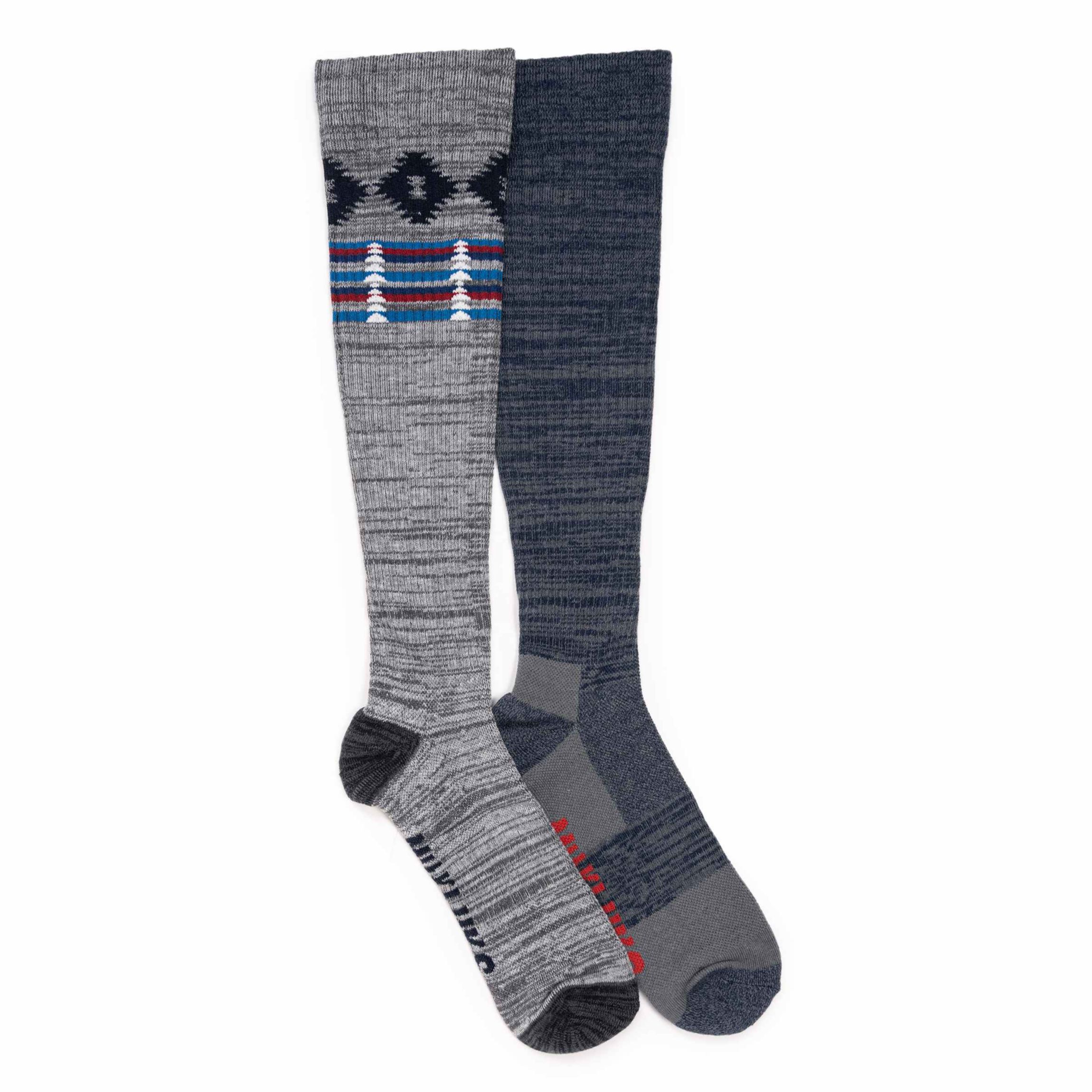 Mens Tall Compression Socks (2 Pair Pack)