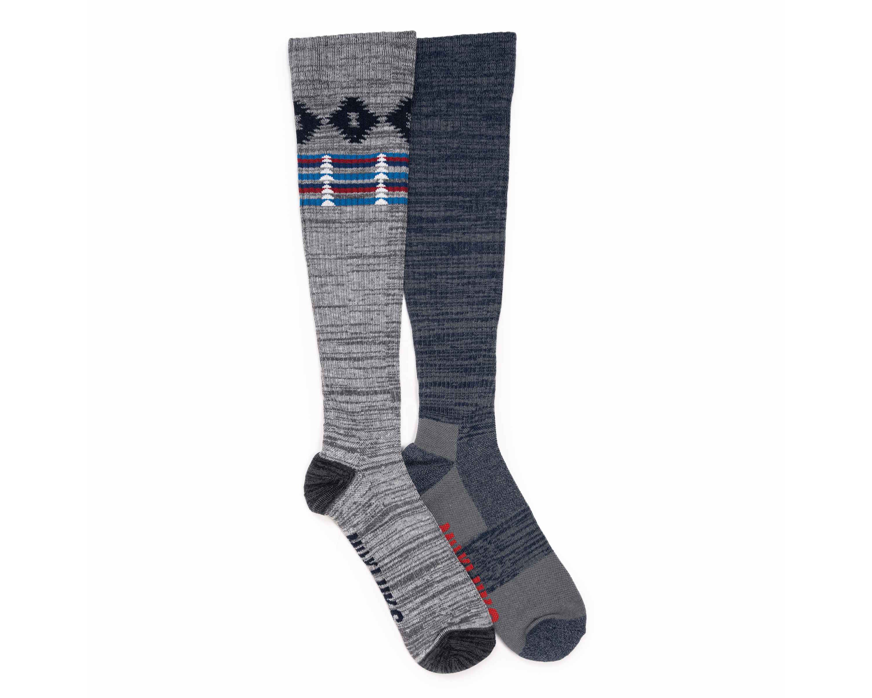 Mens Tall Compression Socks (2 Pair Pack)