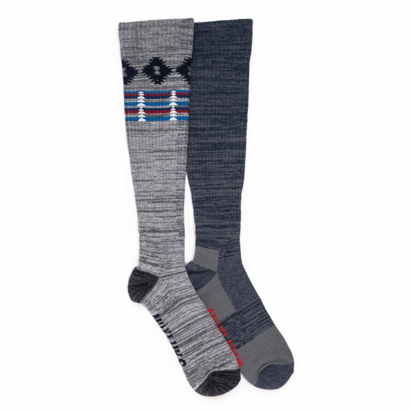 Mens Tall Compression Socks (2 Pair Pack)