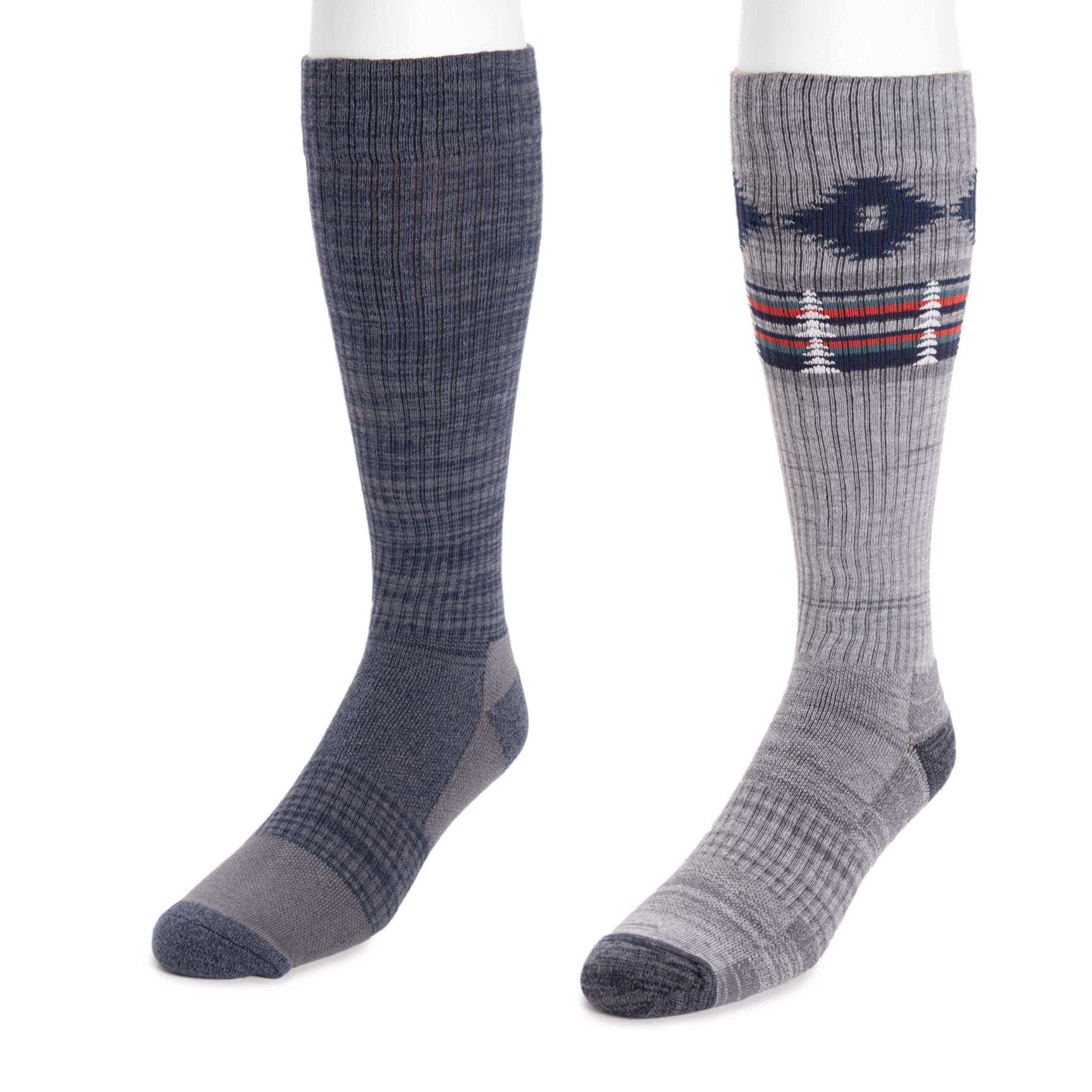 Mens Tall Compression Socks (2 Pair Pack)