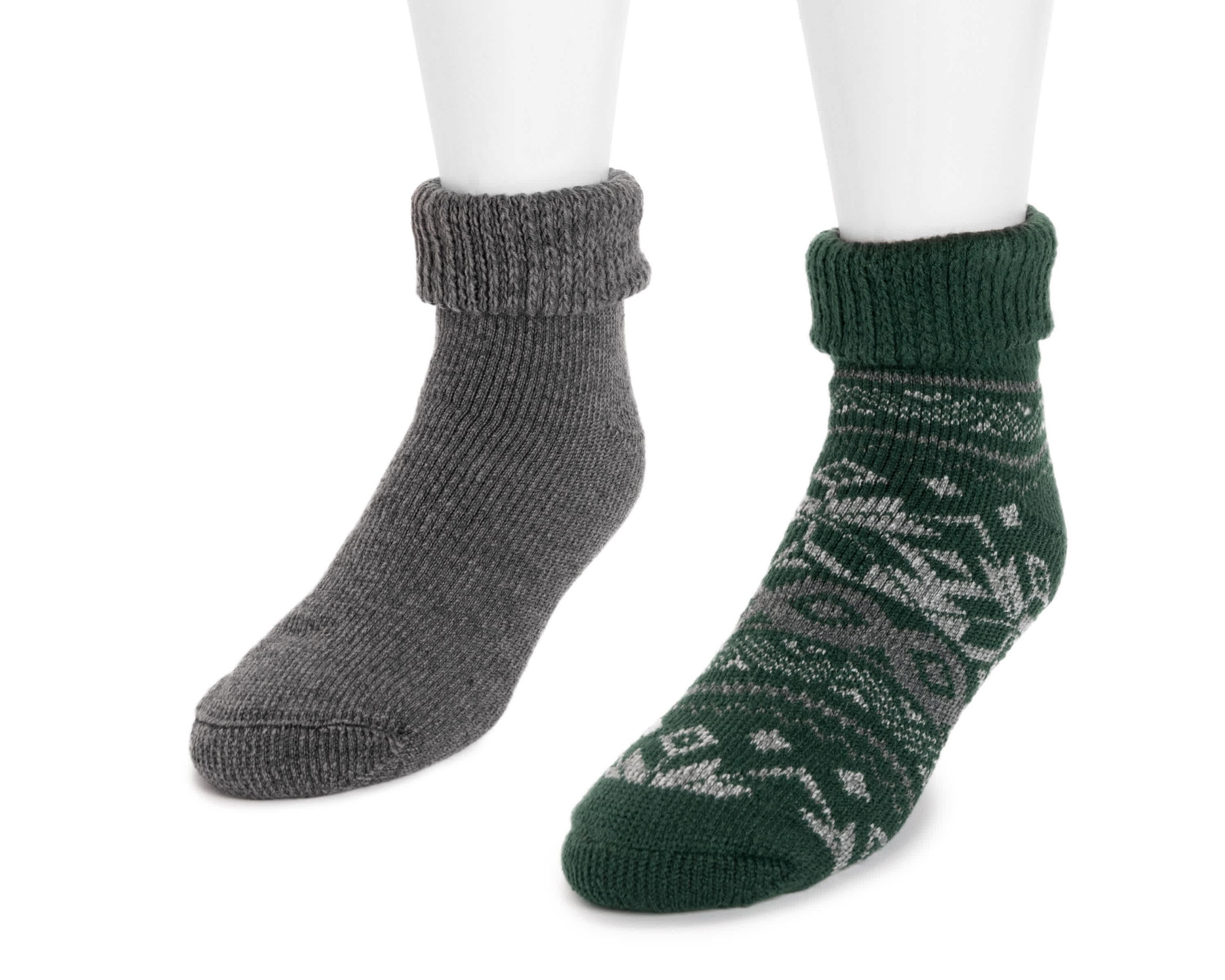 Mens Short Heat Retainer Sock (2 Pair Pack)