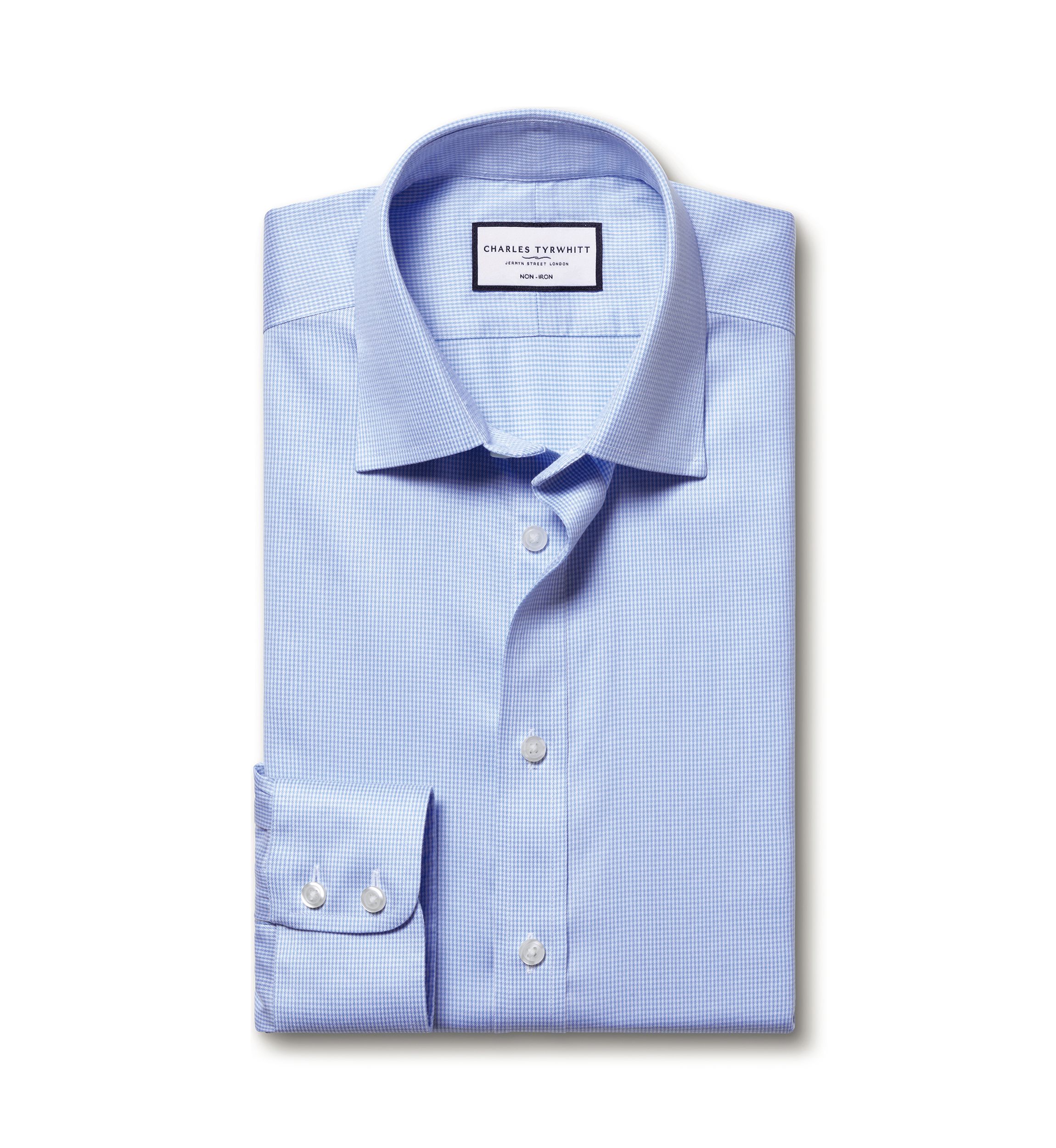 Mens Non Iron Puppytooth Shirt 