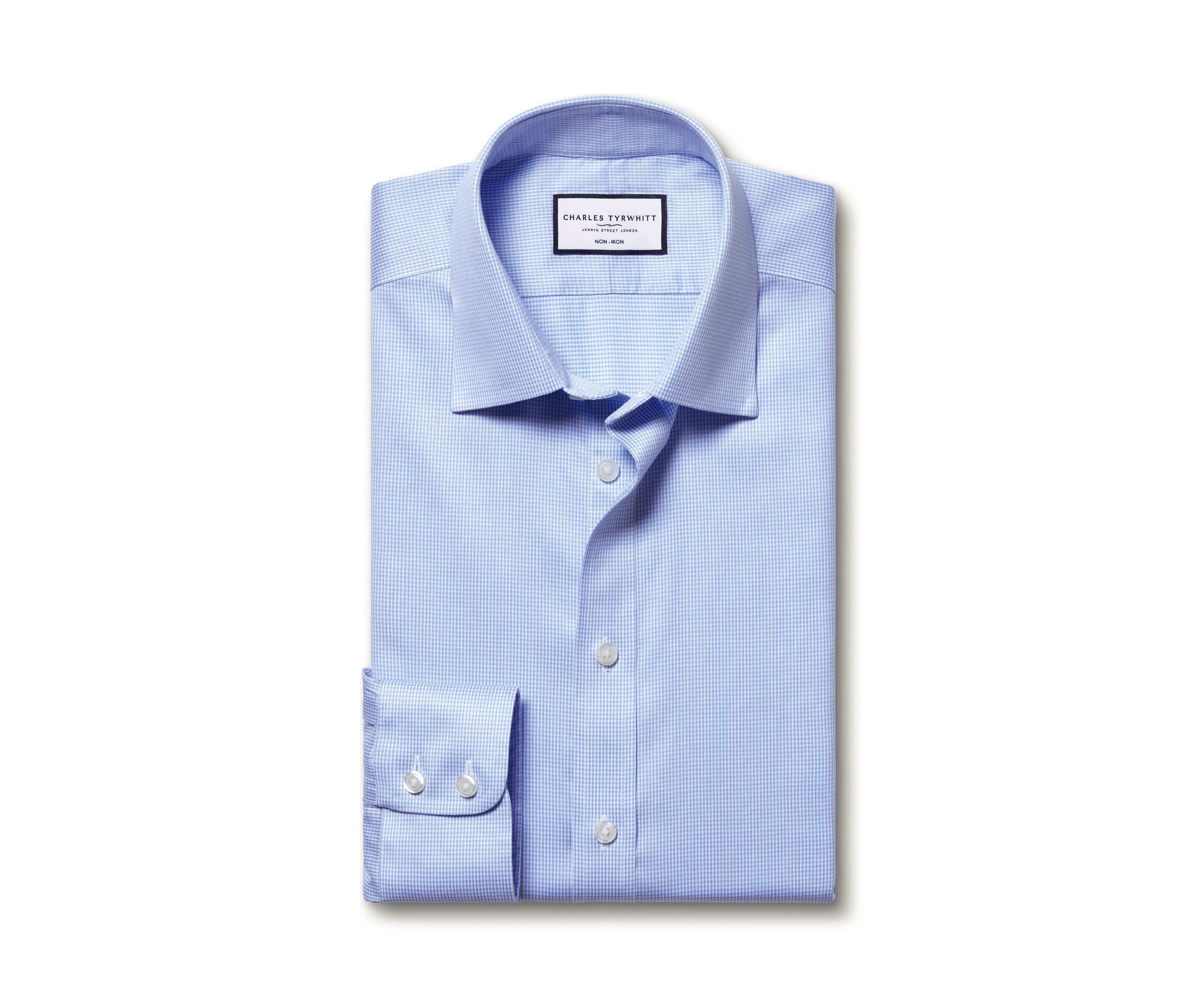 Mens Non Iron Puppytooth Shirt 