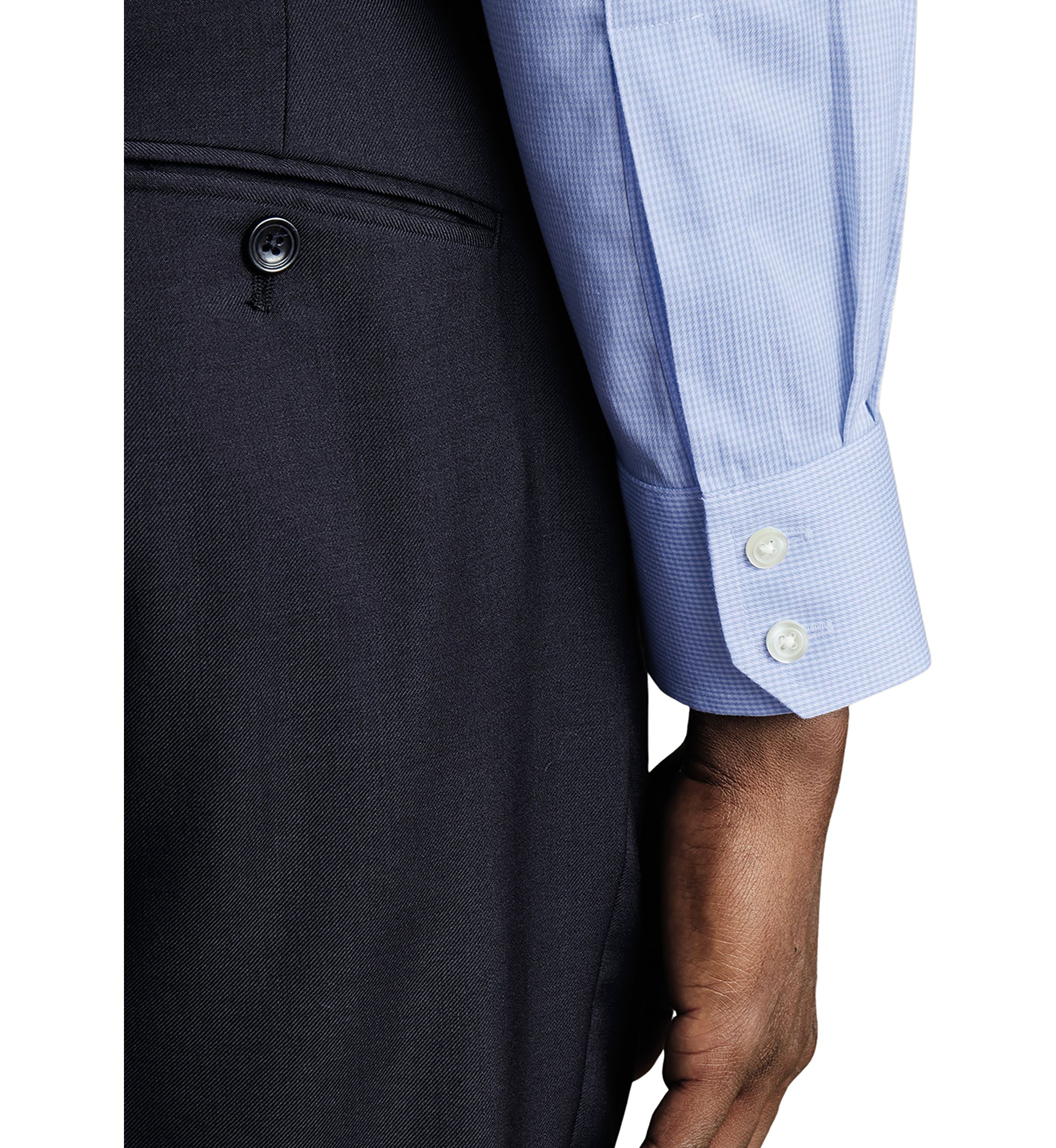 Mens Non Iron Puppytooth Shirt 