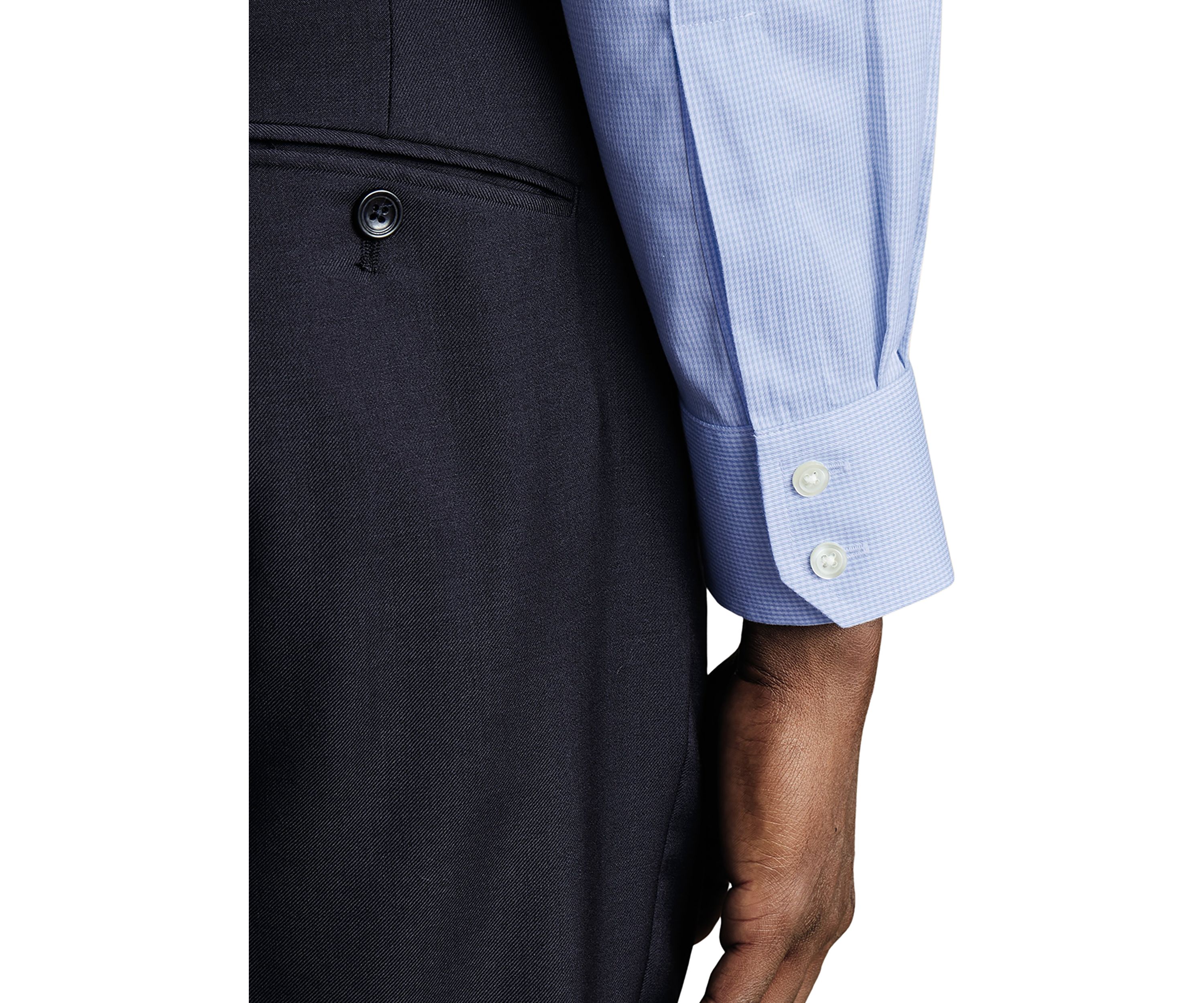 Mens Non Iron Puppytooth Shirt 