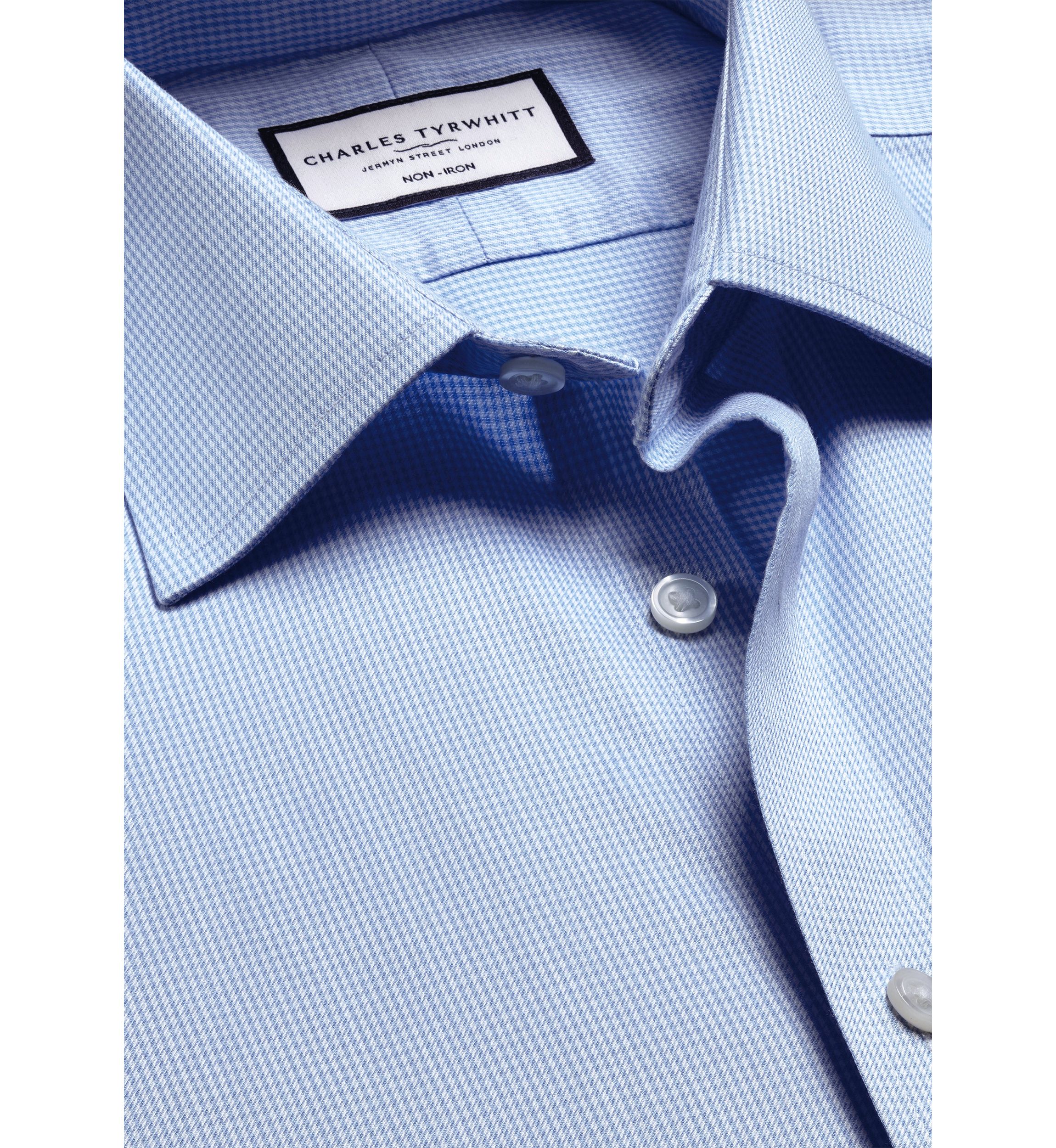 Mens Non Iron Puppytooth Shirt 