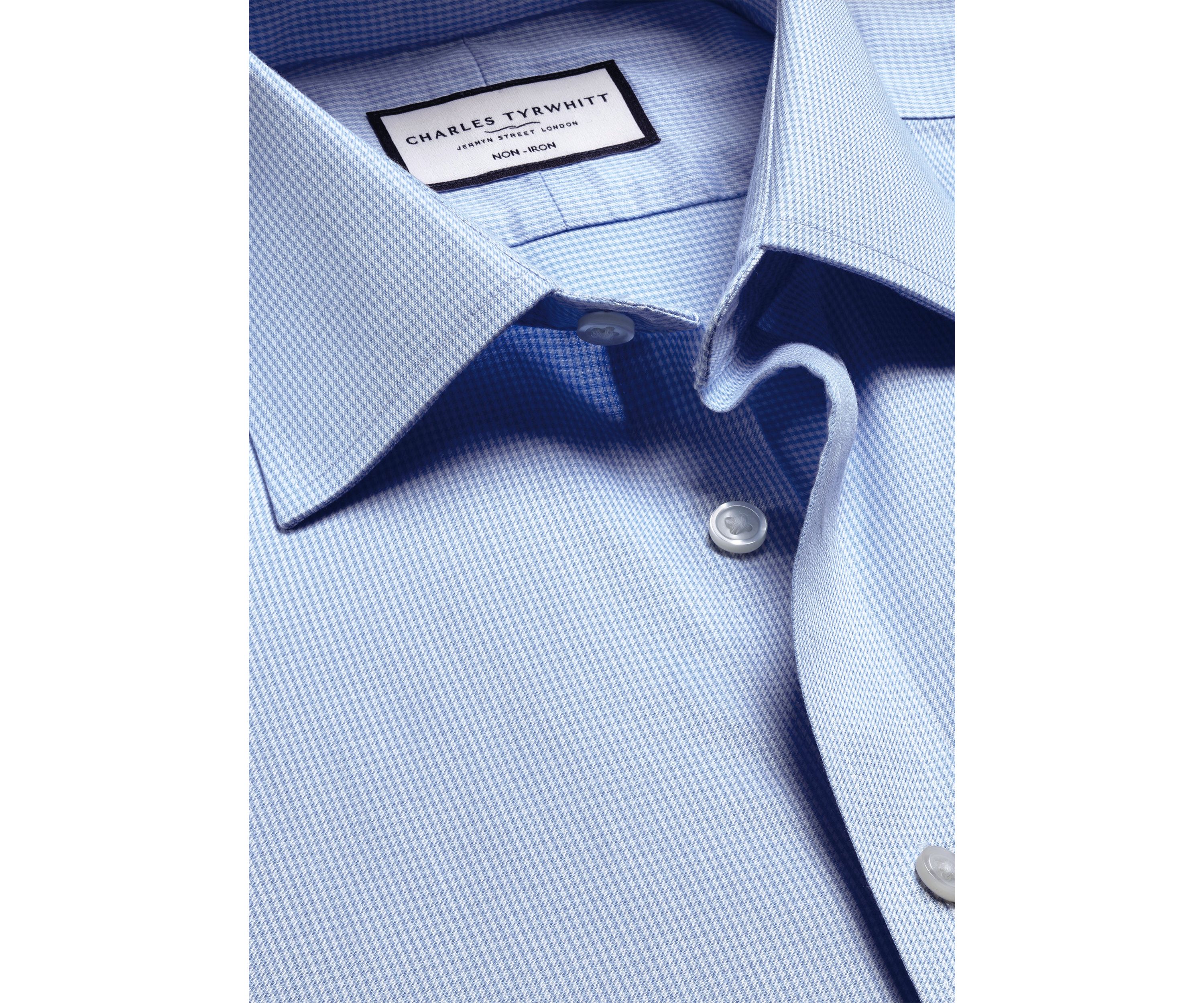Mens Non Iron Puppytooth Shirt 