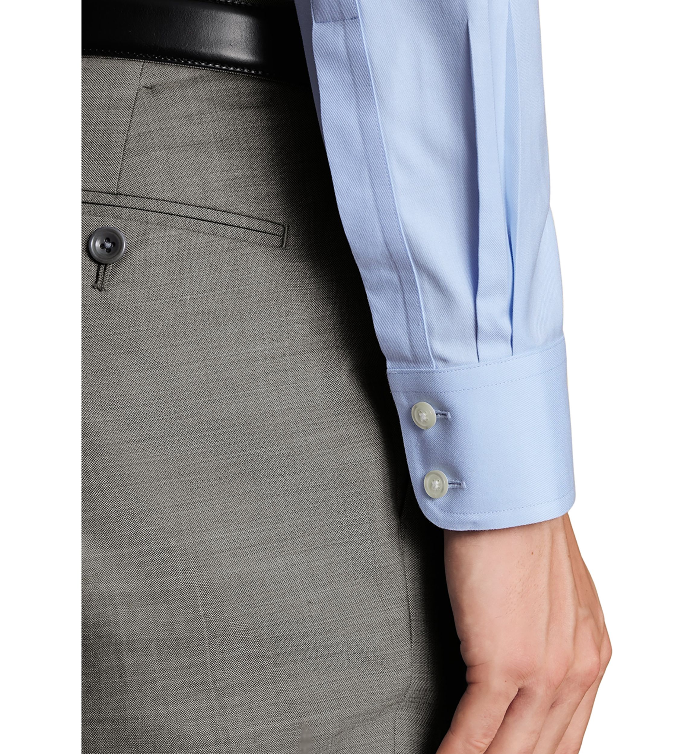 Mens Non Iron Twill Shirt 