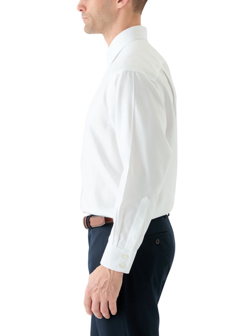 Mens Non-Iron Herringbone Shirt