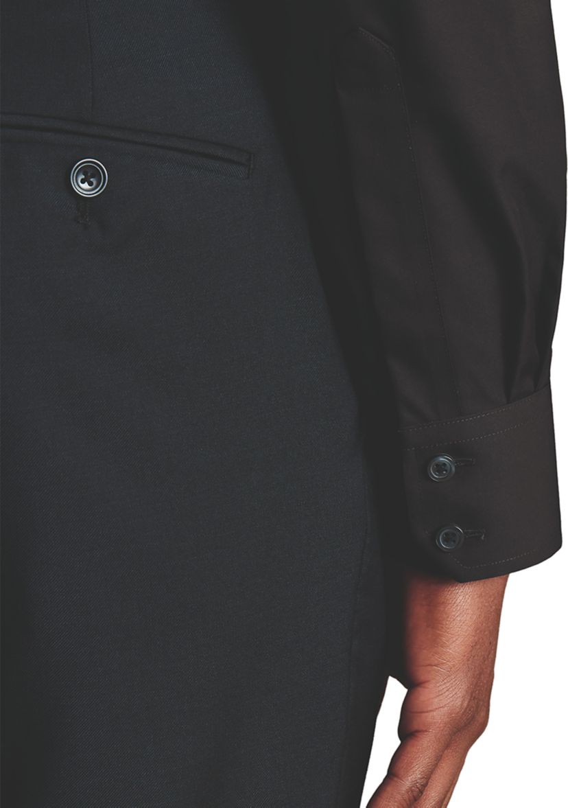 Mens Cutaway Collar Non Iron Poplin Shirt 