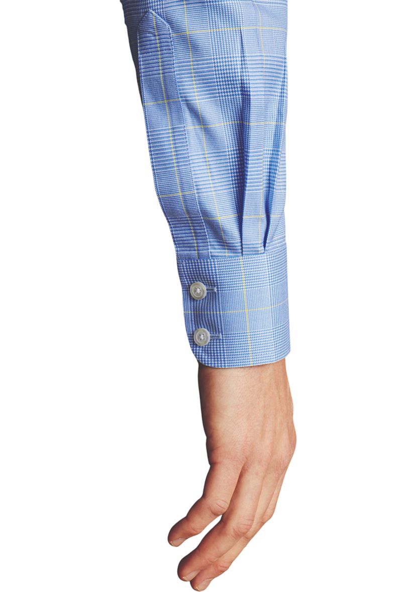 Mens Non Iron Prince of Wales Check Shirt