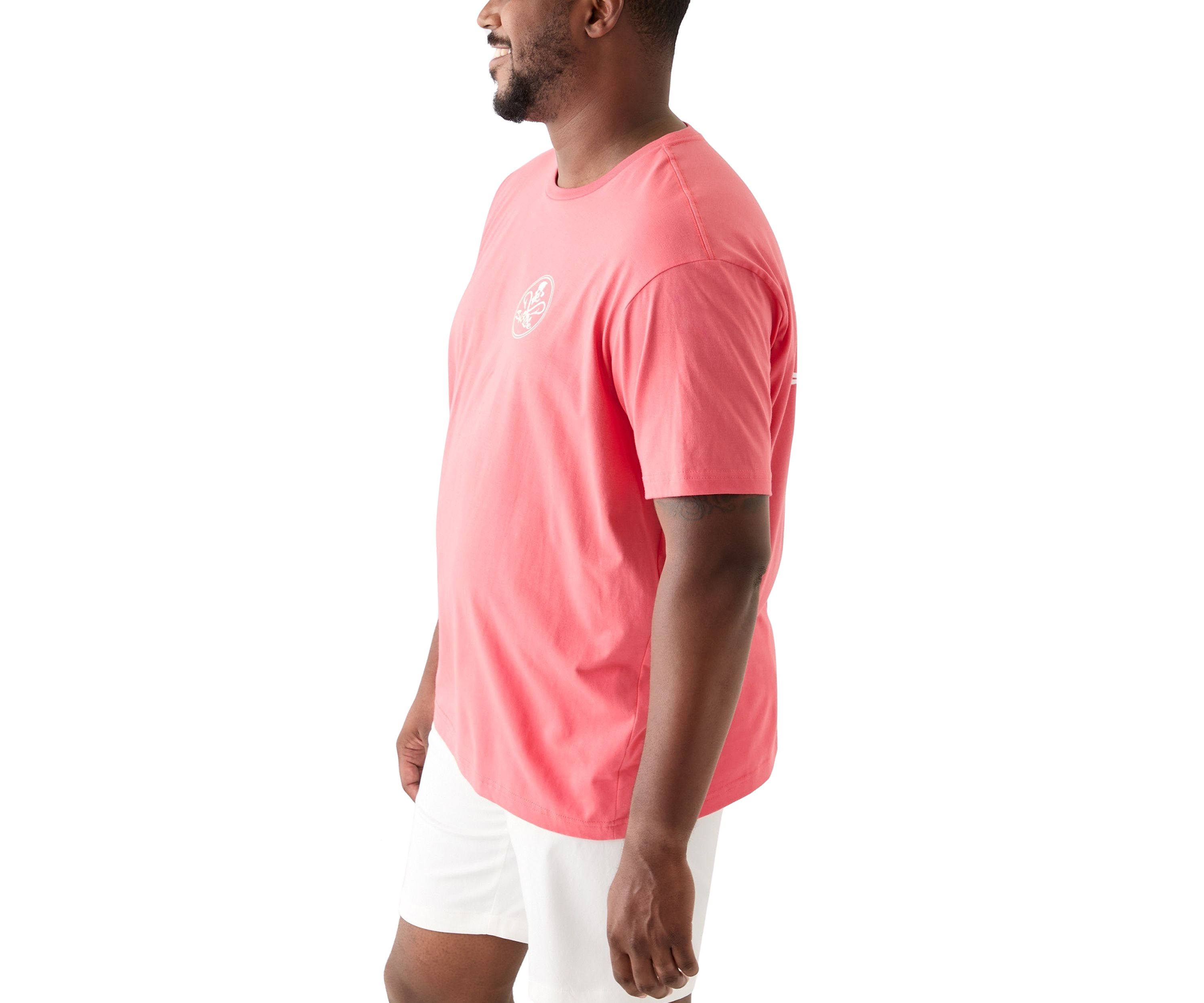 Mens Tall Skull and Hooks Graphic T-Shirt