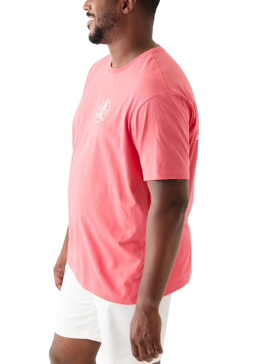 Mens Tall Skull and Hooks Graphic T-Shirt