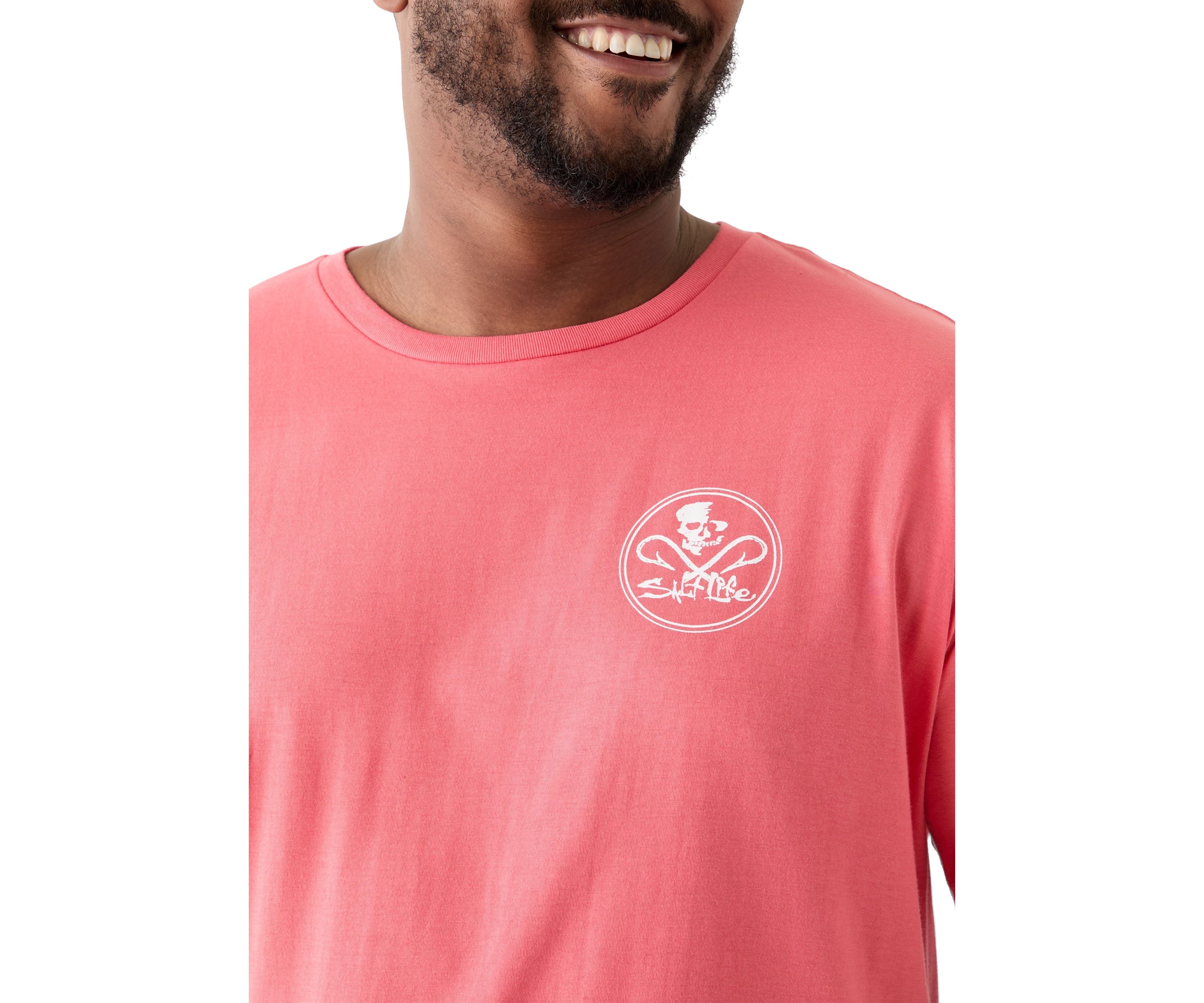 Mens Tall Skull and Hooks Graphic T-Shirt