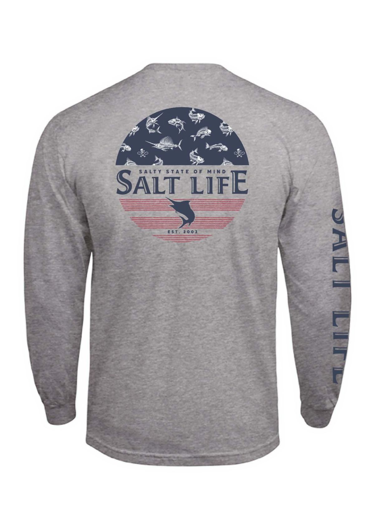 Salty Honor Bones Long Sleeve Graphic T-Shirt