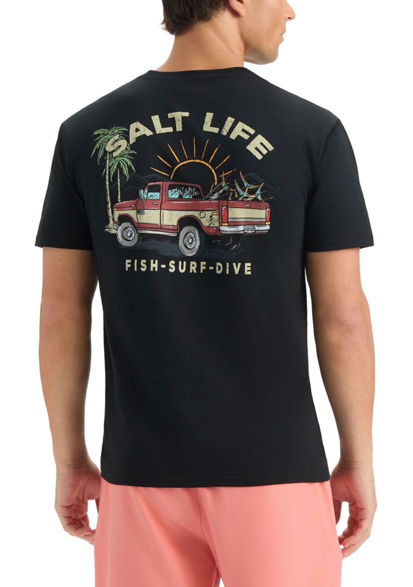 Trucks and Tail Short Sleeve 30s Tee
